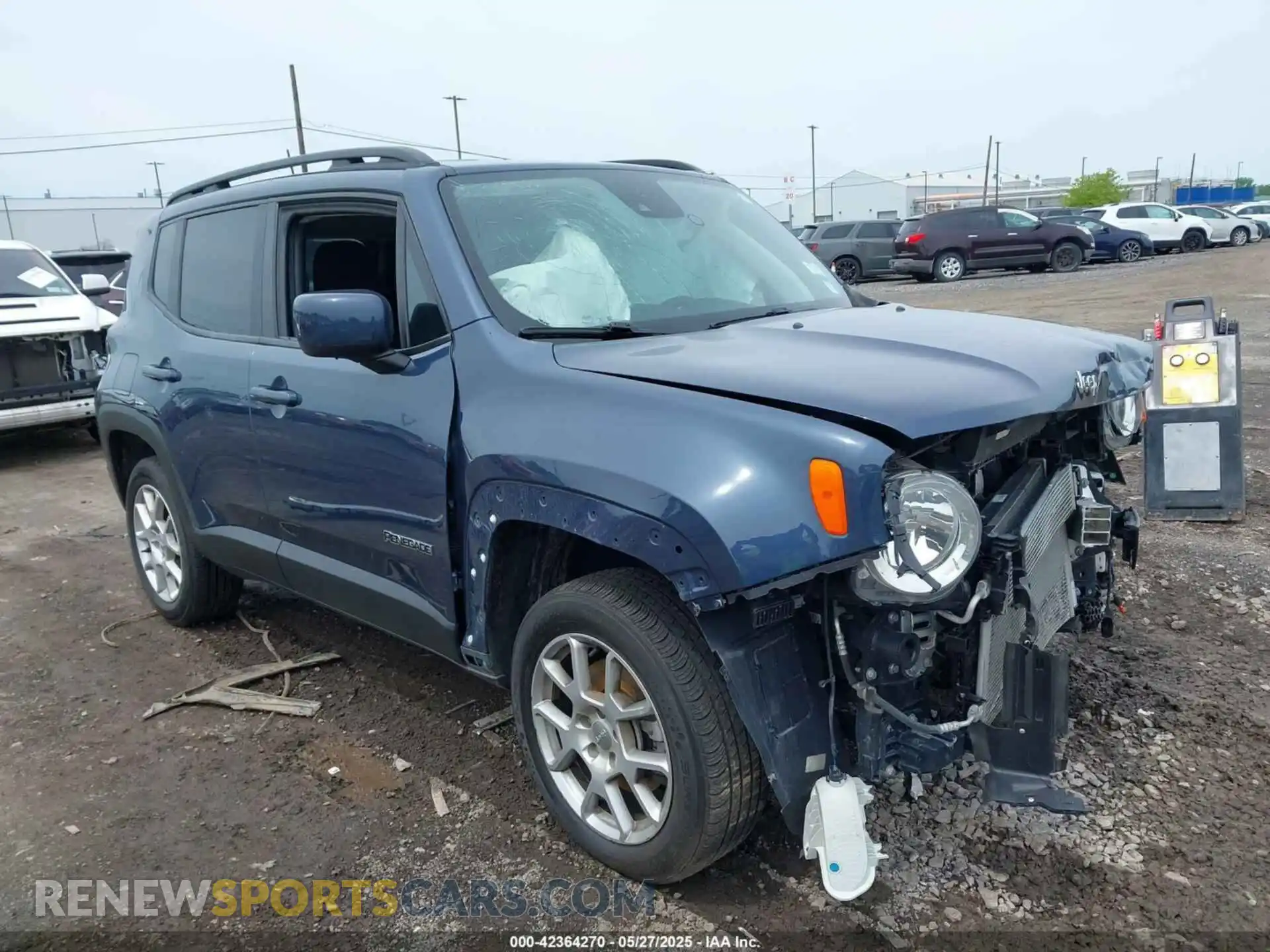 1 Photograph of a damaged car ZACNJDBB0MPM25613 JEEP RENEGADE 2021