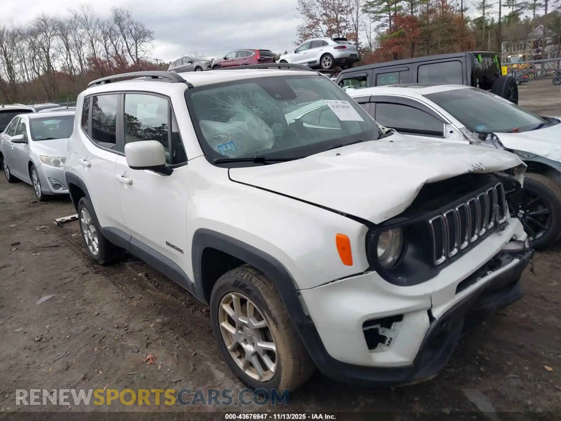 1 Photograph of a damaged car ZACNJDBB0MPM45716 JEEP RENEGADE 2021