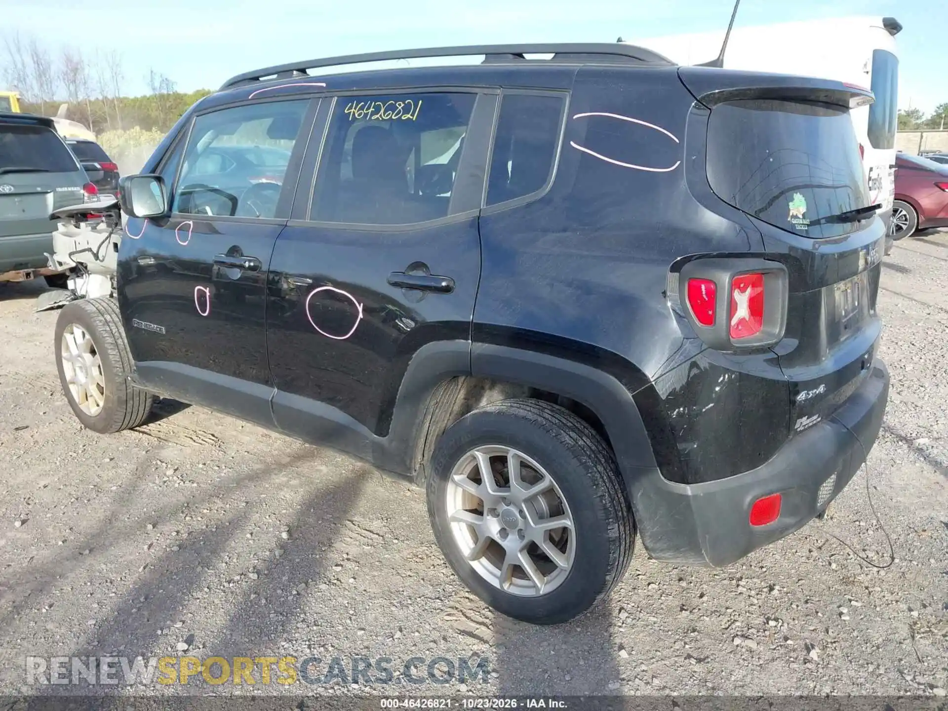 3 Photograph of a damaged car ZACNJDBB0MPM52701 JEEP RENEGADE 2021