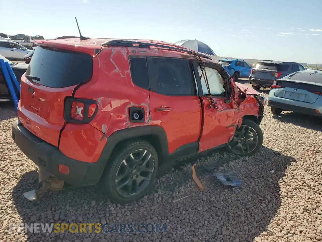 3 Фотография поврежденного автомобиля ZACNJDBB0MPM64234 JEEP RENEGADE 2021