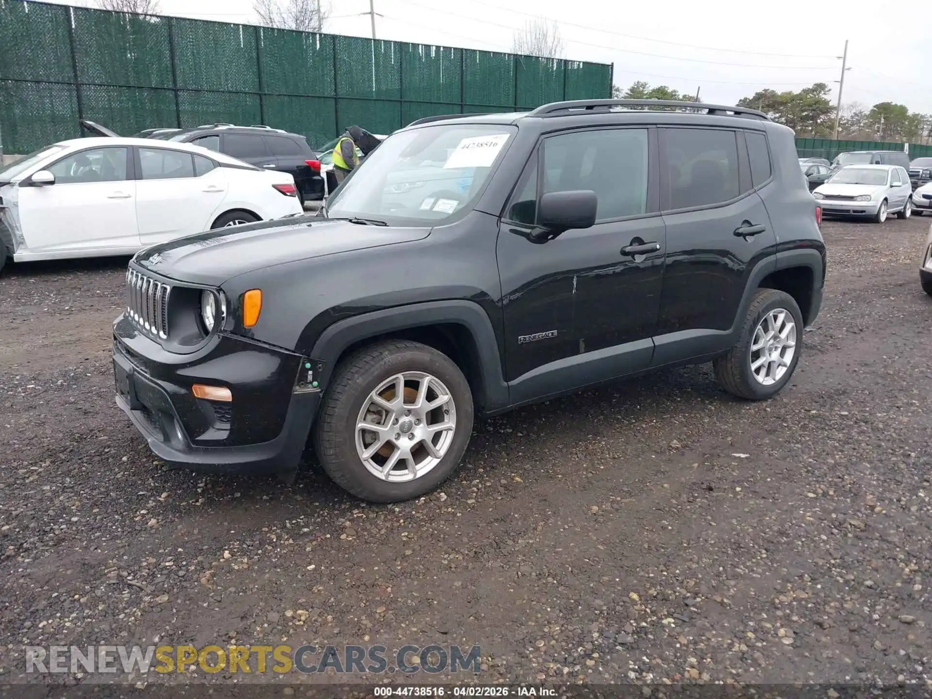 2 Photograph of a damaged car ZACNJDBB0MPM75427 JEEP RENEGADE 2021