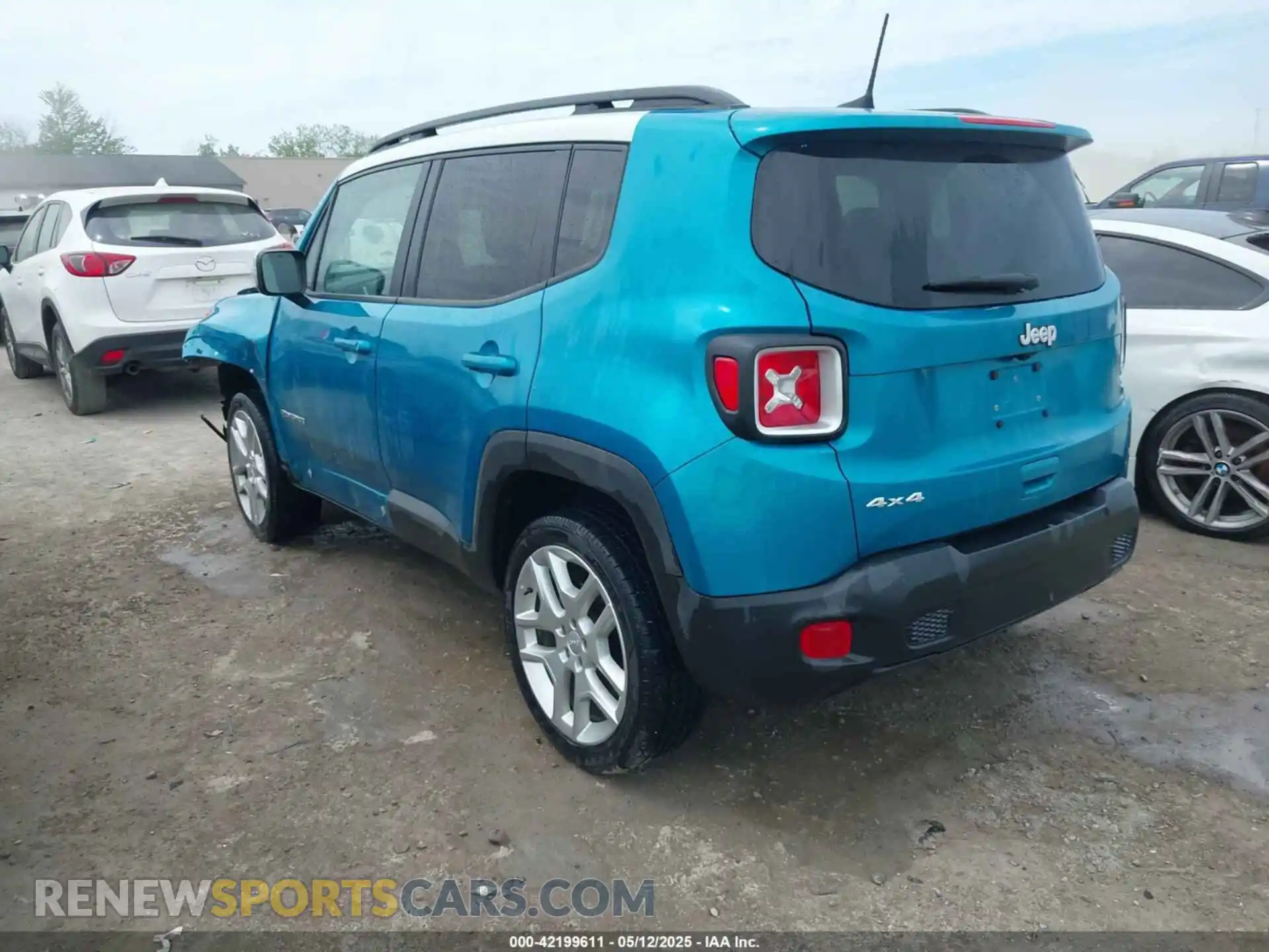 3 Photograph of a damaged car ZACNJDBB0MPM92423 JEEP RENEGADE 2021