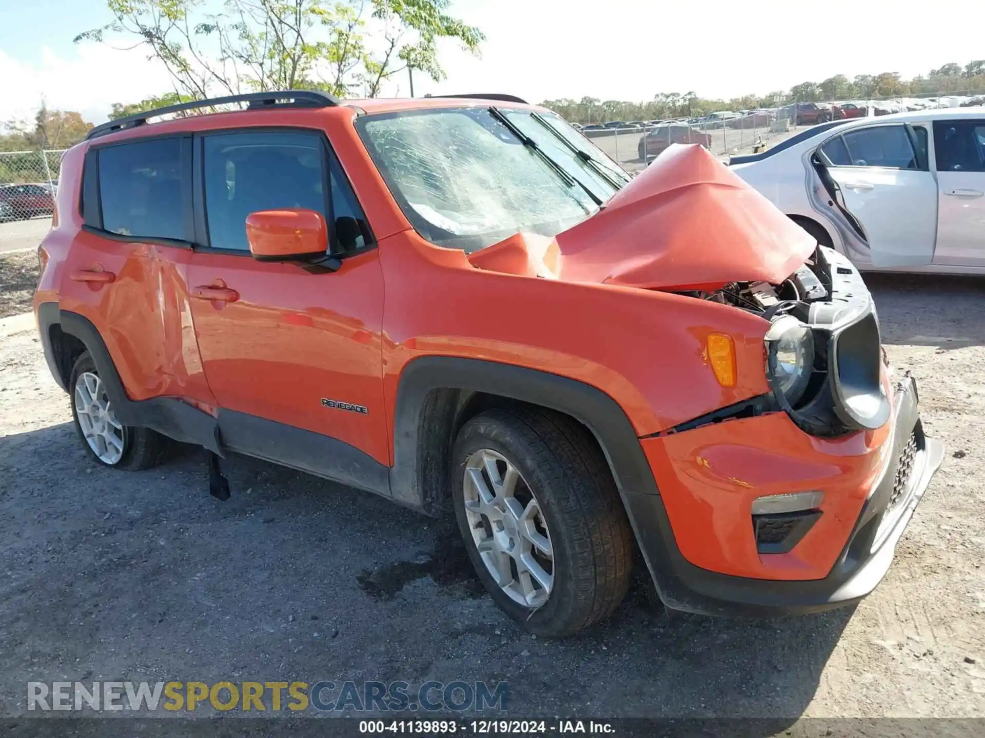 1 Photograph of a damaged car ZACNJDBB0MPN23315 JEEP RENEGADE 2021