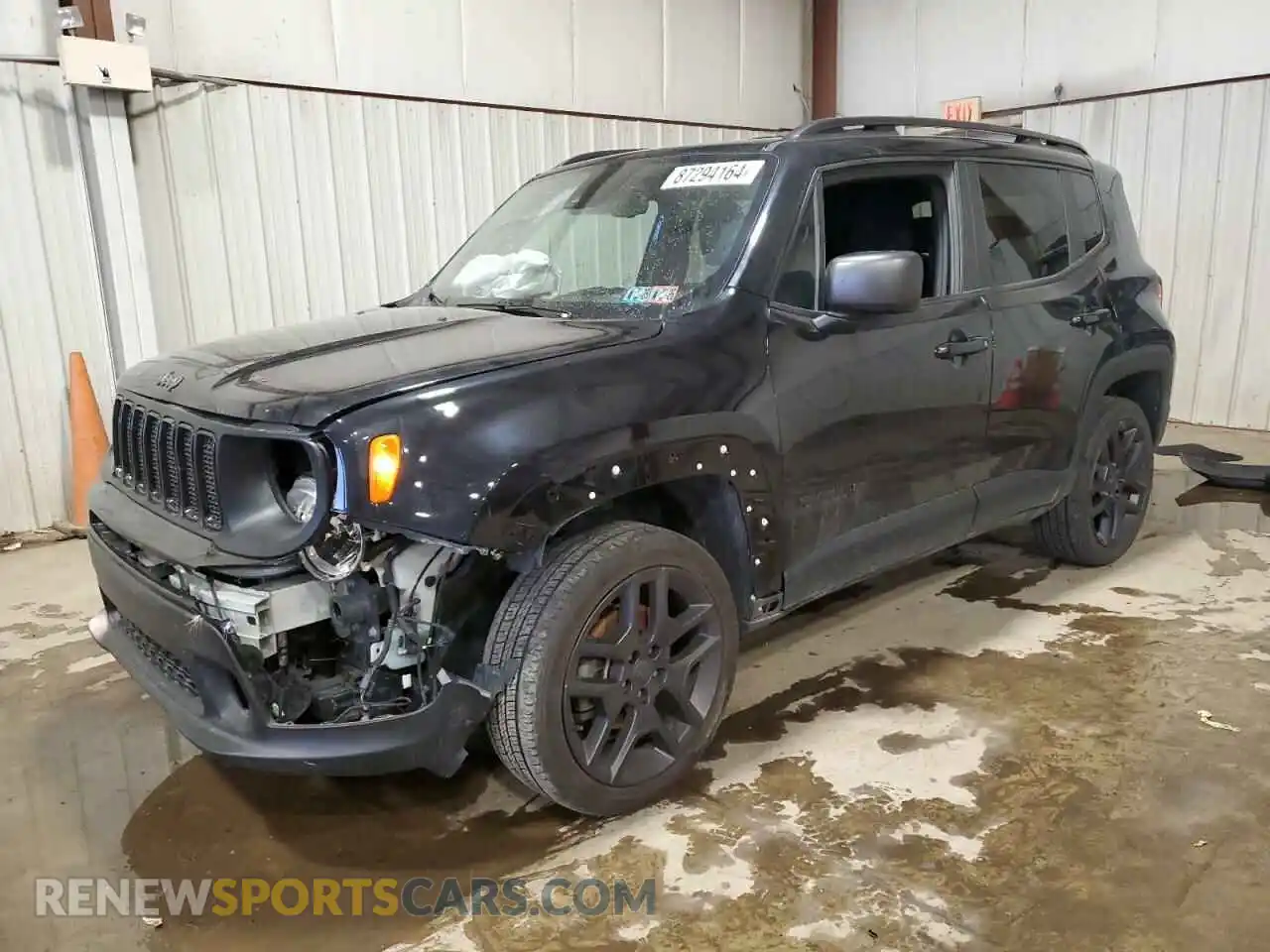 1 Photograph of a damaged car ZACNJDBB0MPN35920 JEEP RENEGADE 2021