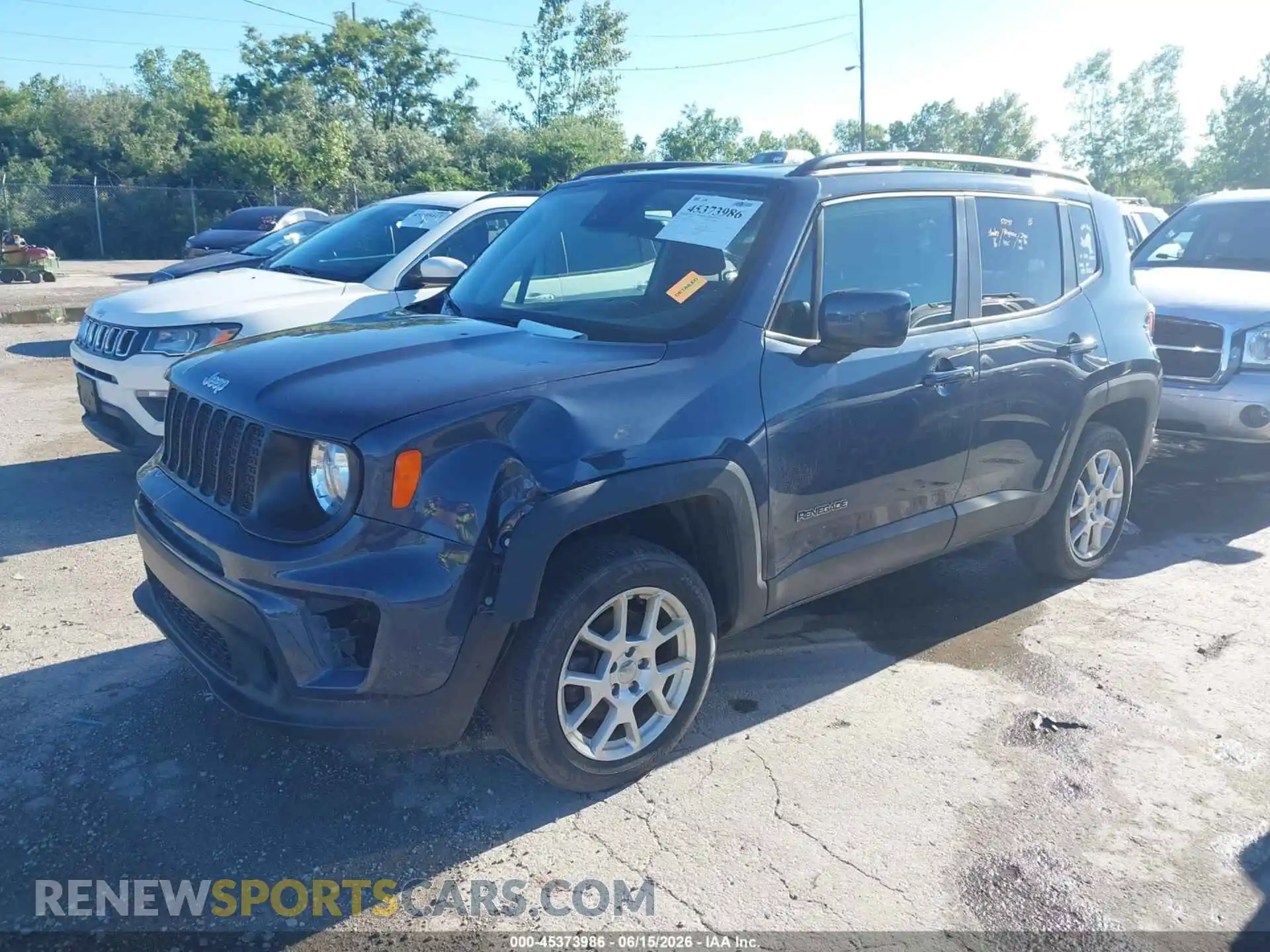 2 Photograph of a damaged car ZACNJDBB1MPN13697 JEEP RENEGADE 2021