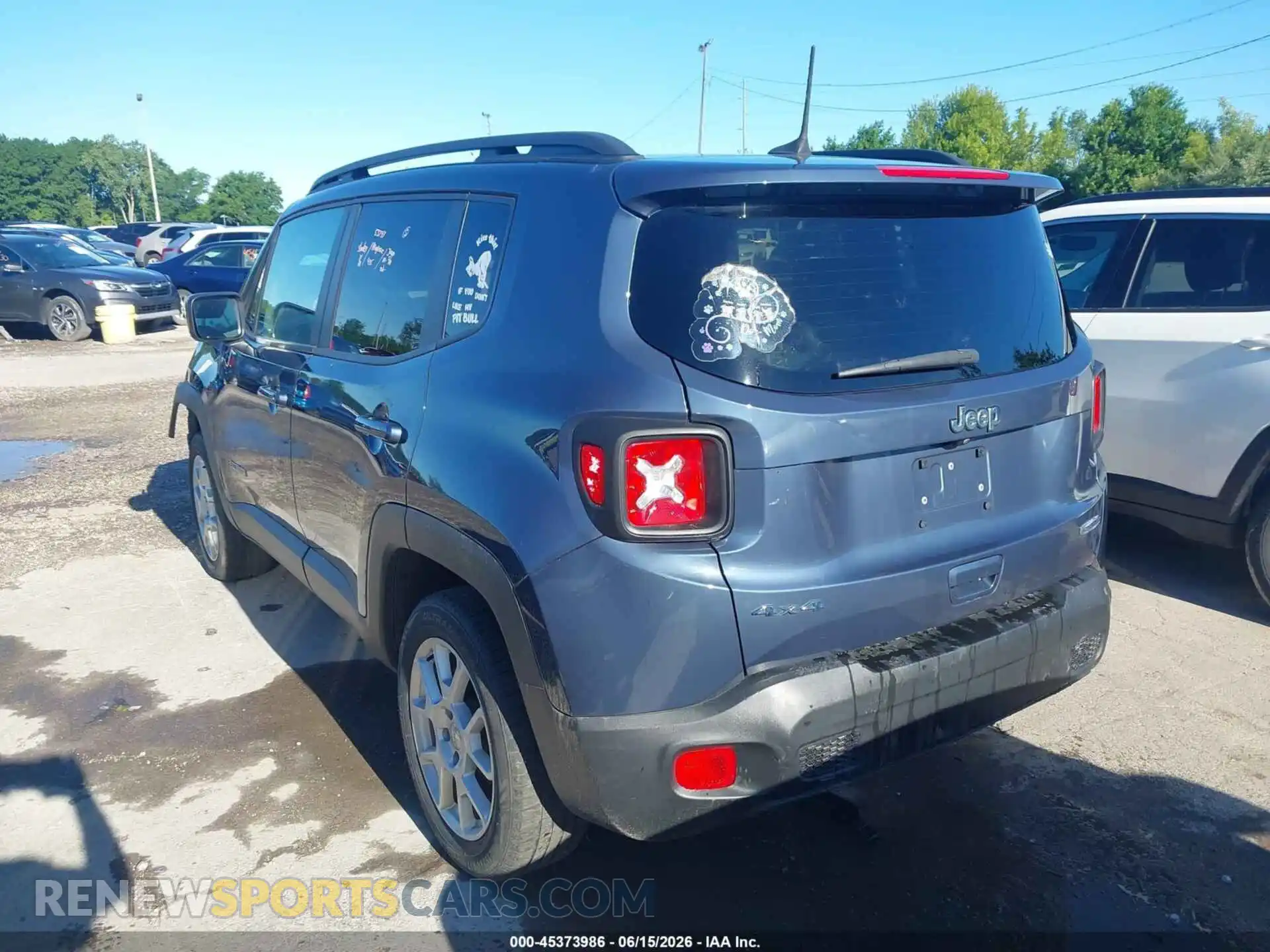 3 Photograph of a damaged car ZACNJDBB1MPN13697 JEEP RENEGADE 2021