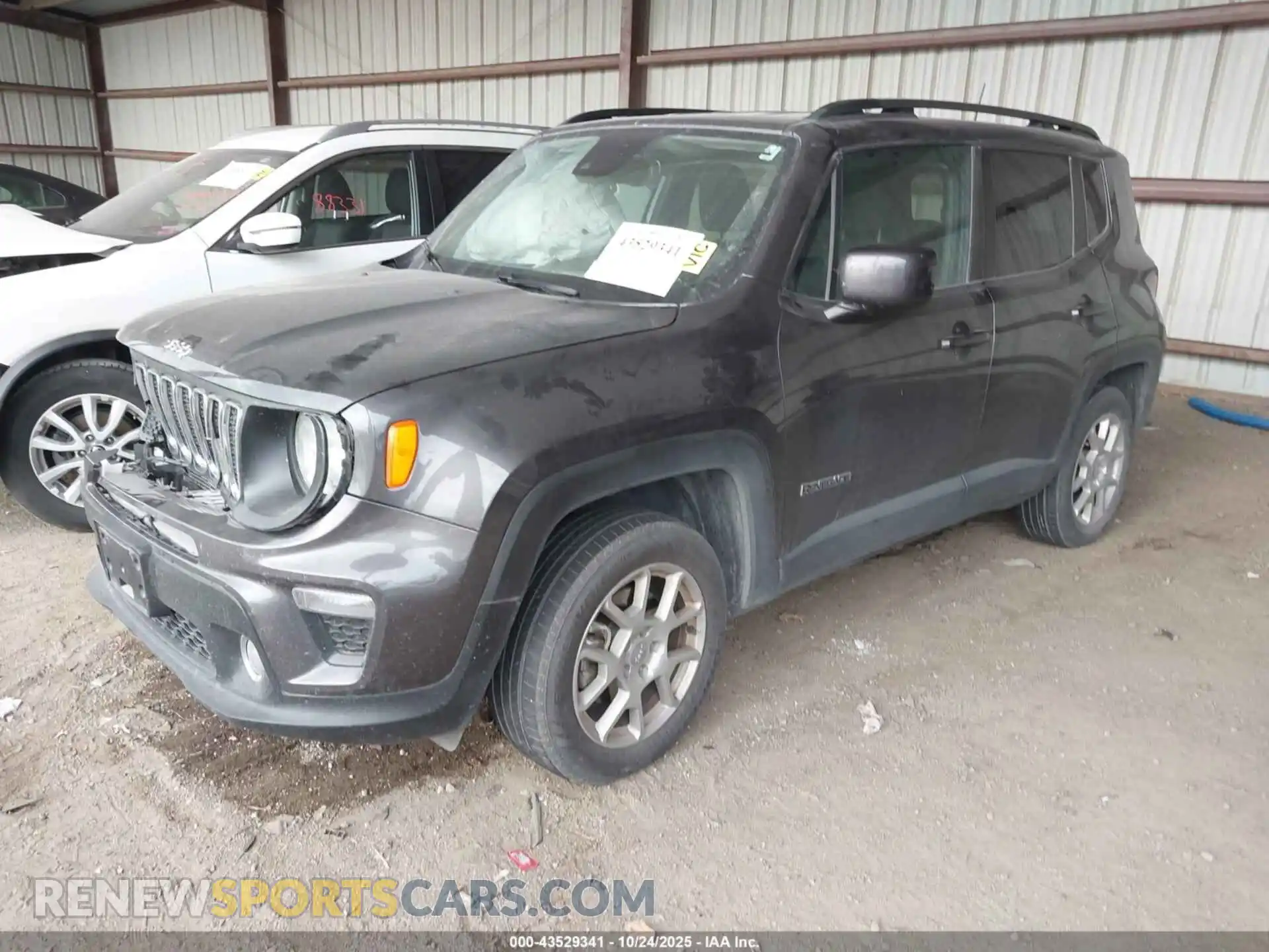2 Photograph of a damaged car ZACNJDBB1MPN22271 JEEP RENEGADE 2021
