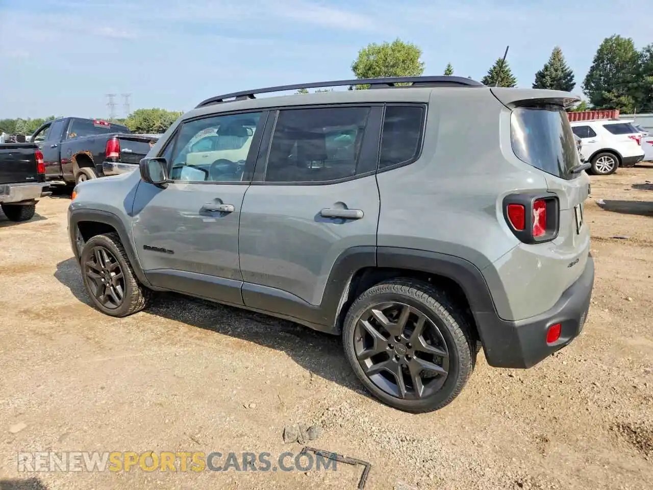 2 Photograph of a damaged car ZACNJDBB1MPN35134 JEEP RENEGADE 2021