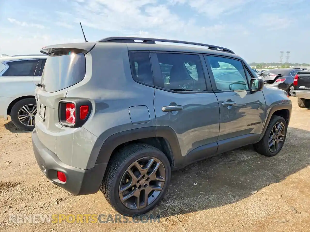 3 Photograph of a damaged car ZACNJDBB1MPN35134 JEEP RENEGADE 2021
