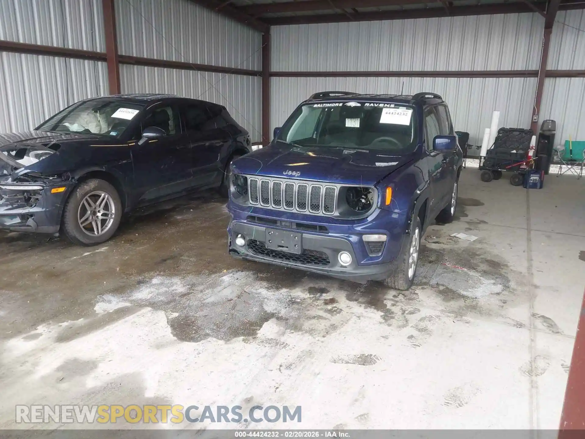 2 Photograph of a damaged car ZACNJDBB1MPN36266 JEEP RENEGADE 2021