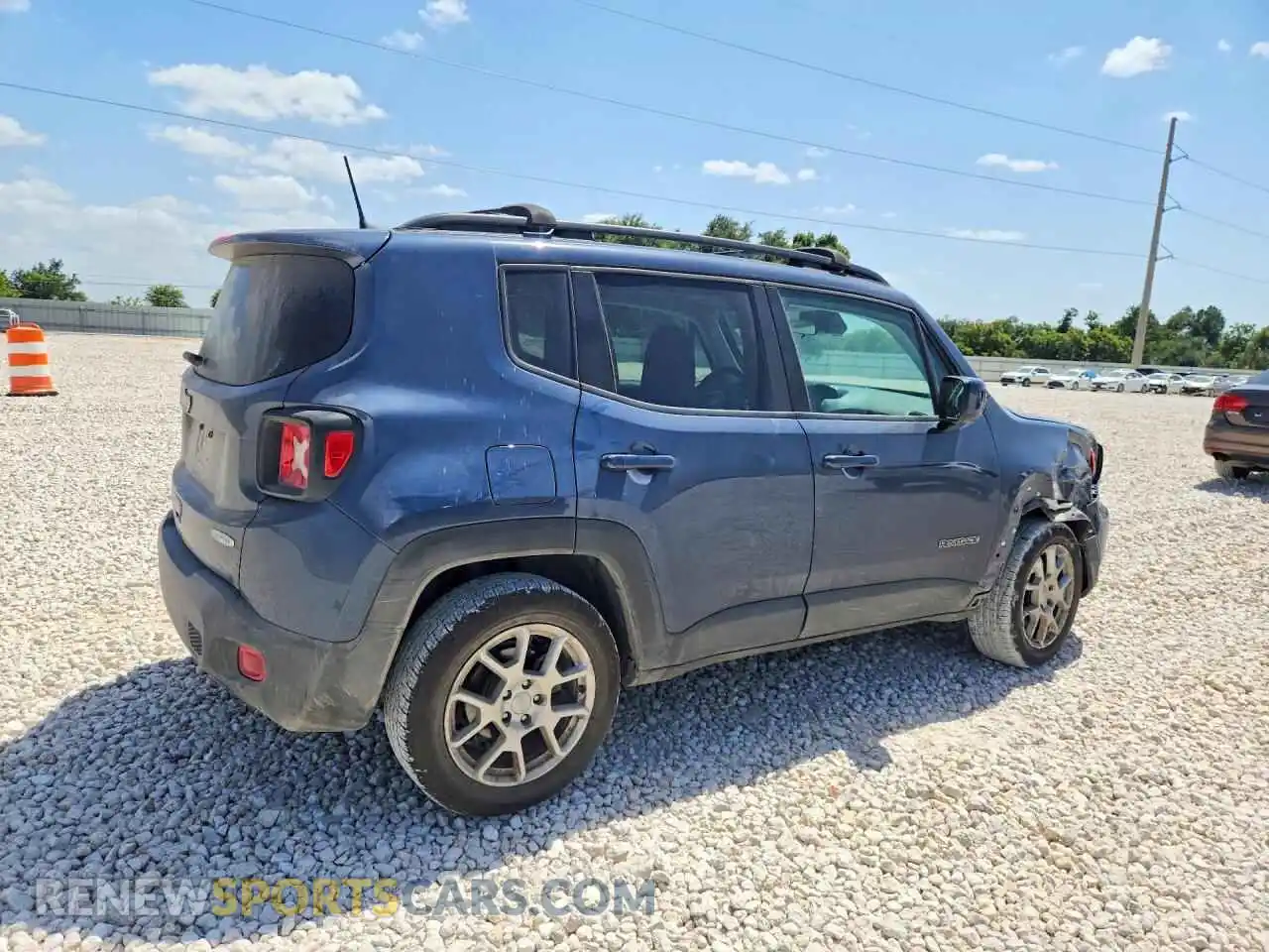 3 fotografías del automóvil dañado ZACNJDBB2MPM39920 JEEP RENEGADE 2021