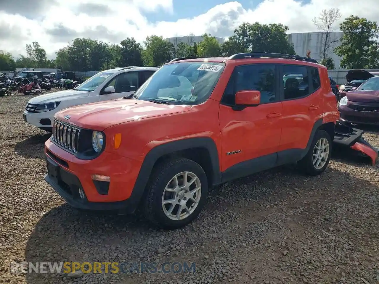 1 fotografías del automóvil dañado ZACNJDBB2MPM44874 JEEP RENEGADE 2021