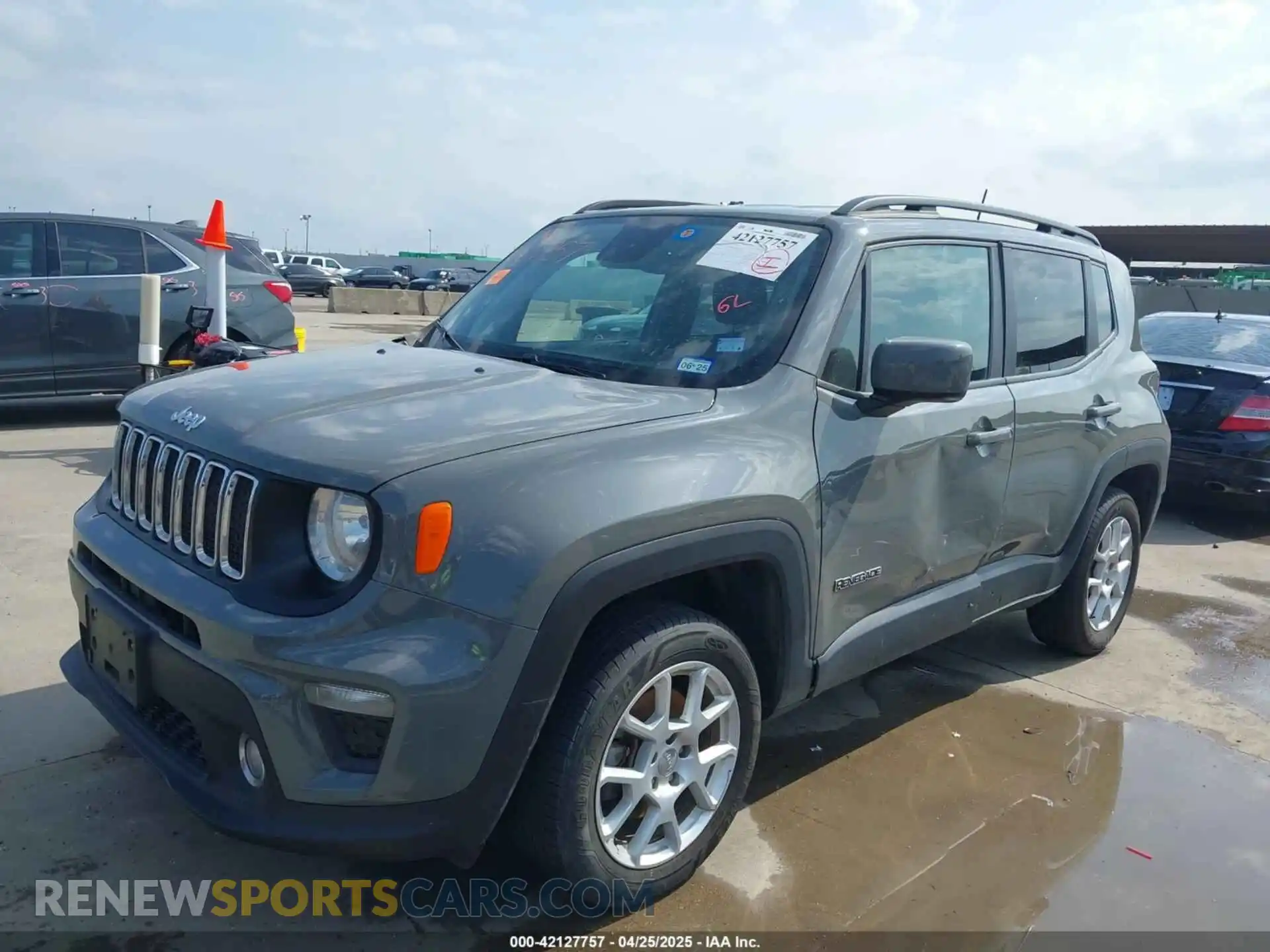 2 Photograph of a damaged car ZACNJDBB2MPM48729 JEEP RENEGADE 2021