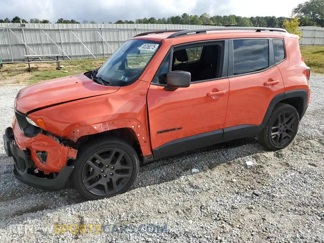 1 Photograph of a damaged car ZACNJDBB2MPM92200 JEEP RENEGADE 2021
