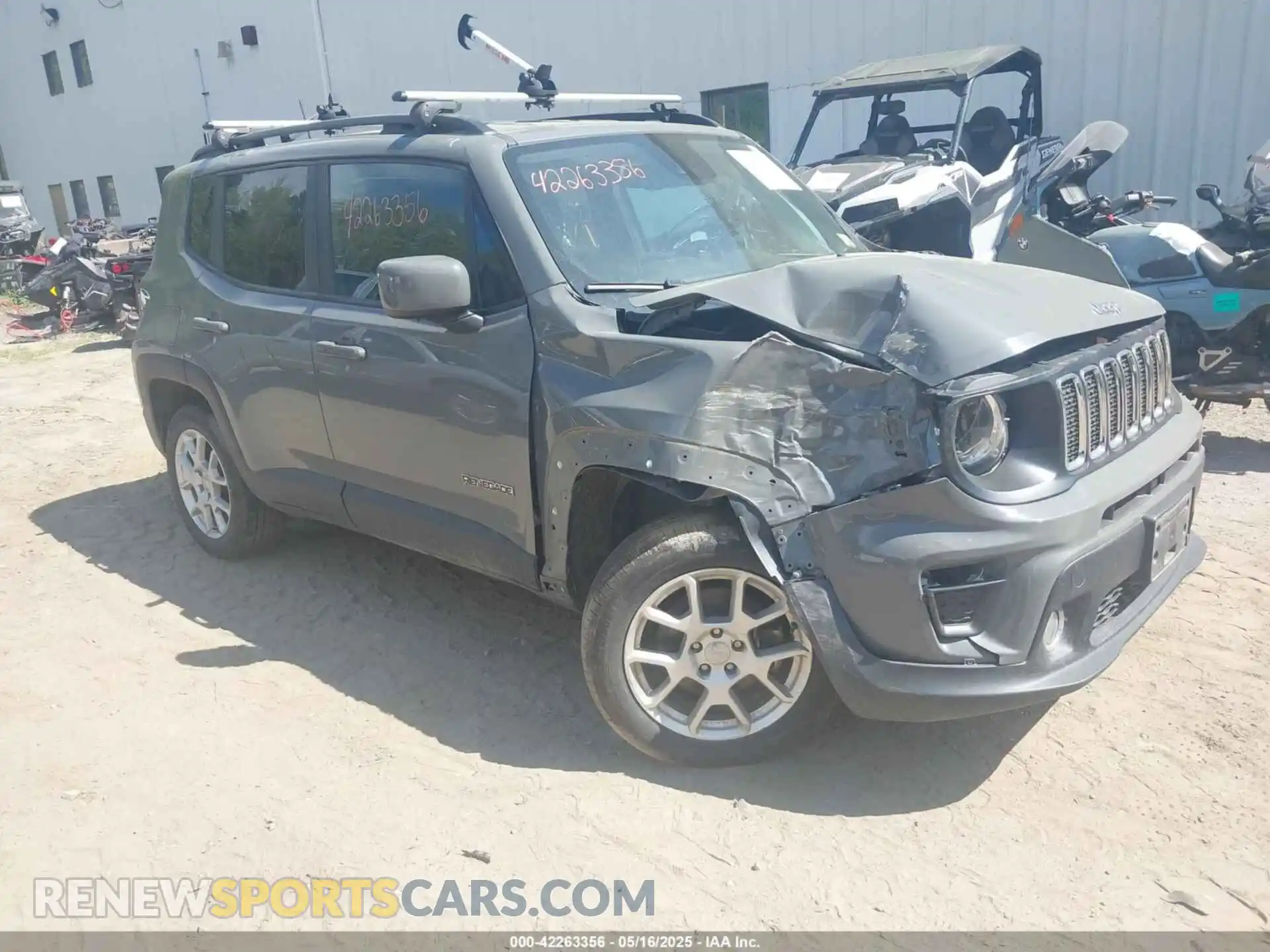 1 Photograph of a damaged car ZACNJDBB2MPN31688 JEEP RENEGADE 2021