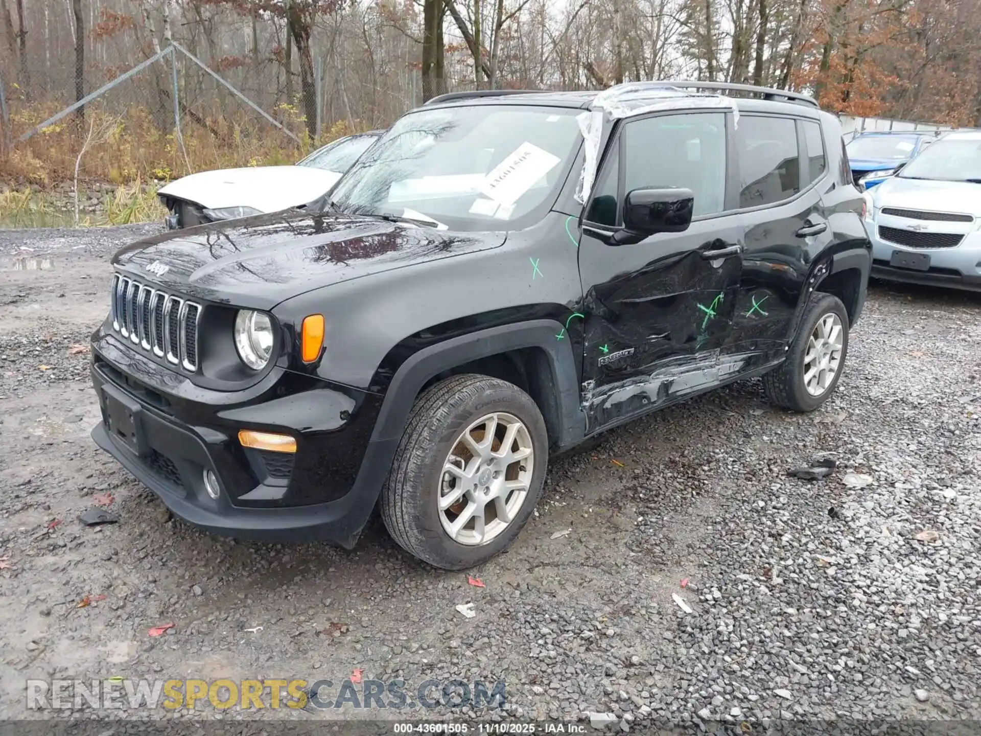 2 Photograph of a damaged car ZACNJDBB2MPN31870 JEEP RENEGADE 2021