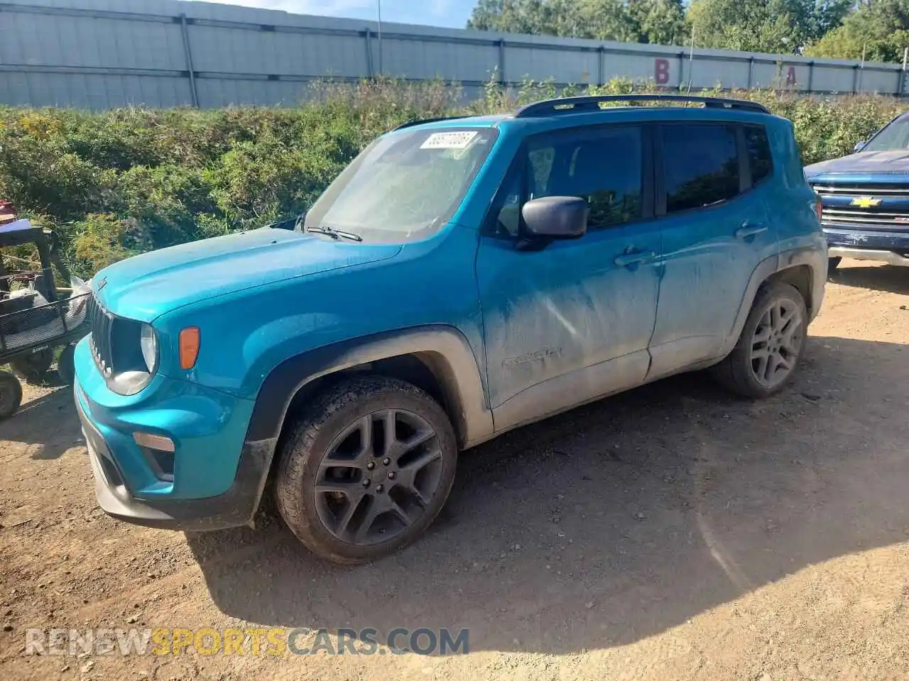 1 Фотография поврежденного автомобиля ZACNJDBB3MPM48271 JEEP RENEGADE 2021