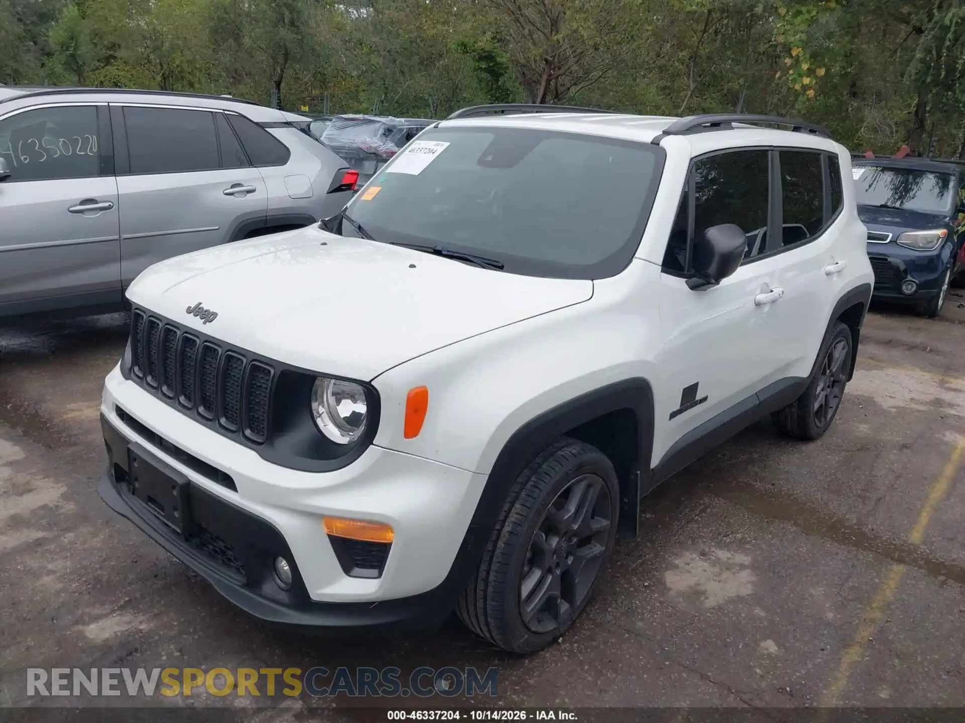 2 fotografías del automóvil dañado ZACNJDBB3MPN31022 JEEP RENEGADE 2021