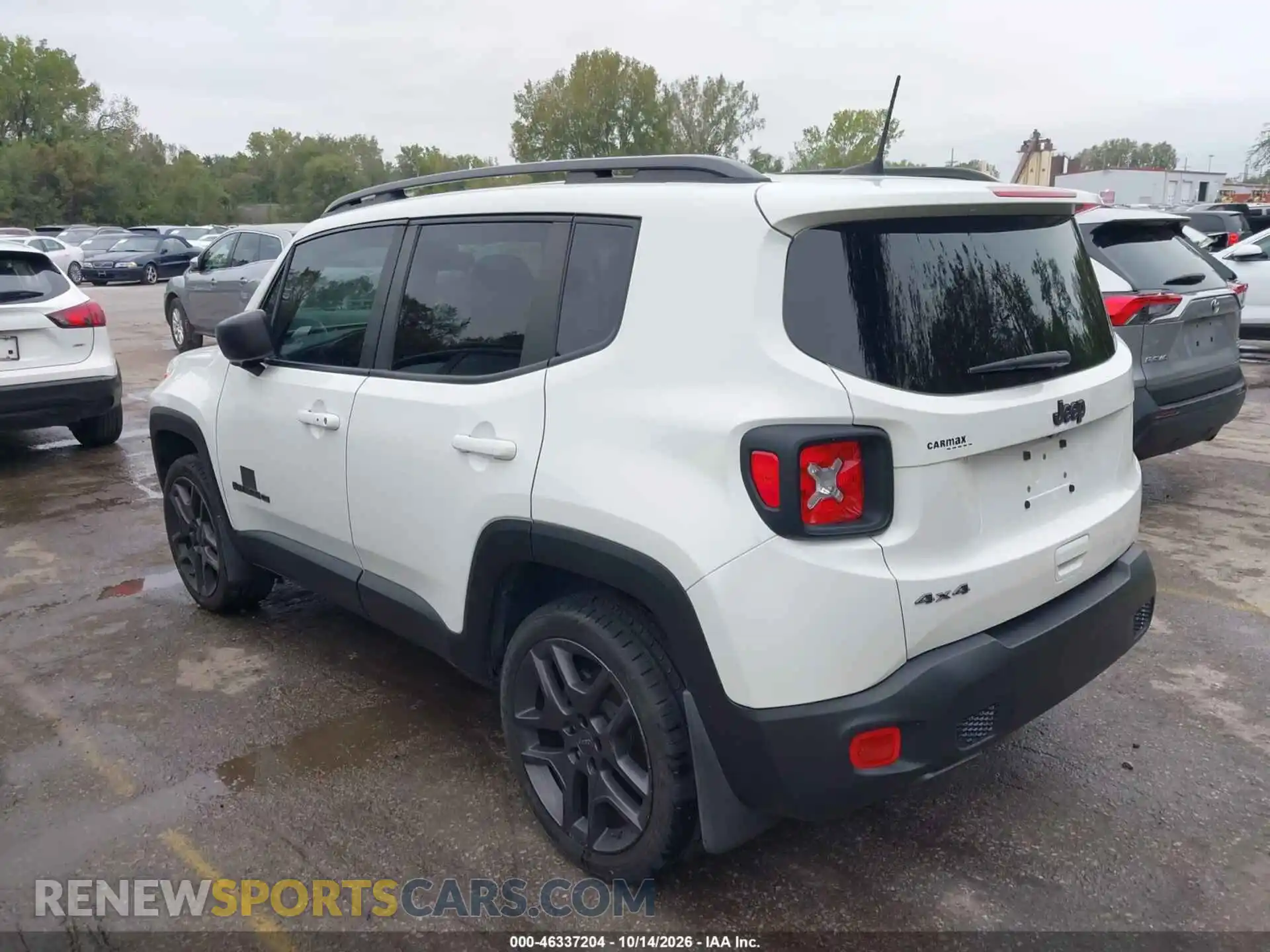 3 fotografías del automóvil dañado ZACNJDBB3MPN31022 JEEP RENEGADE 2021