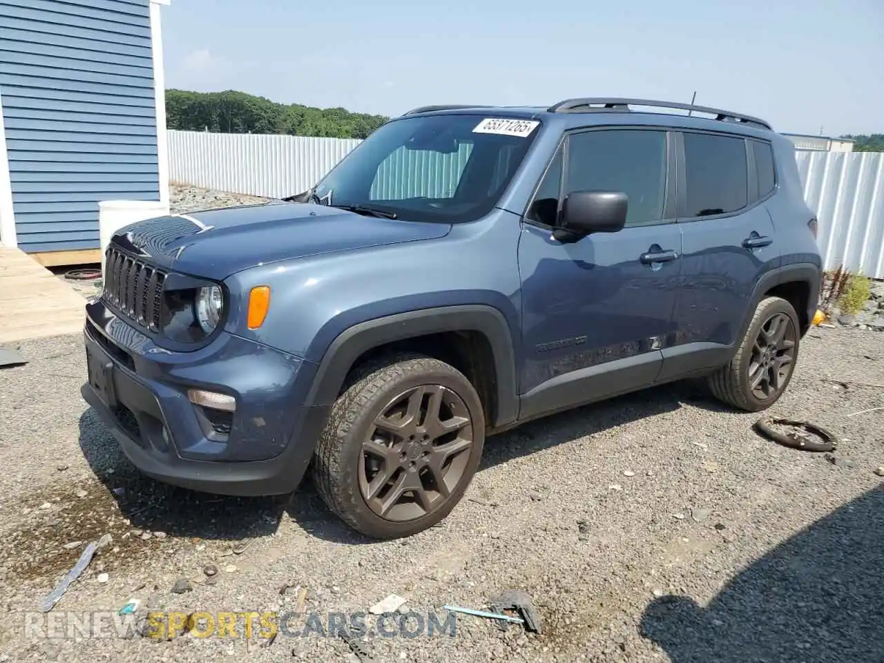 1 Photograph of a damaged car ZACNJDBB3MPN32445 JEEP RENEGADE 2021