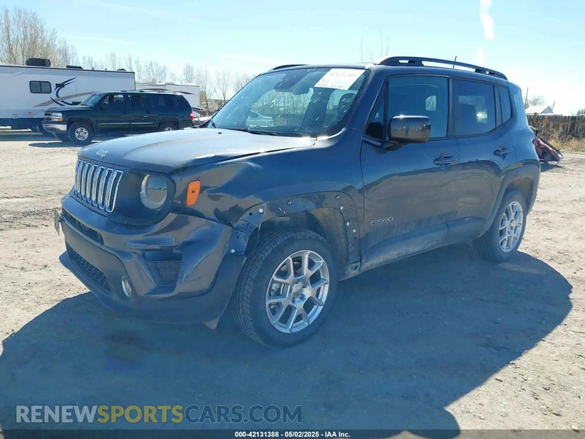 2 Photograph of a damaged car ZACNJDBB3MPN36642 JEEP RENEGADE 2021