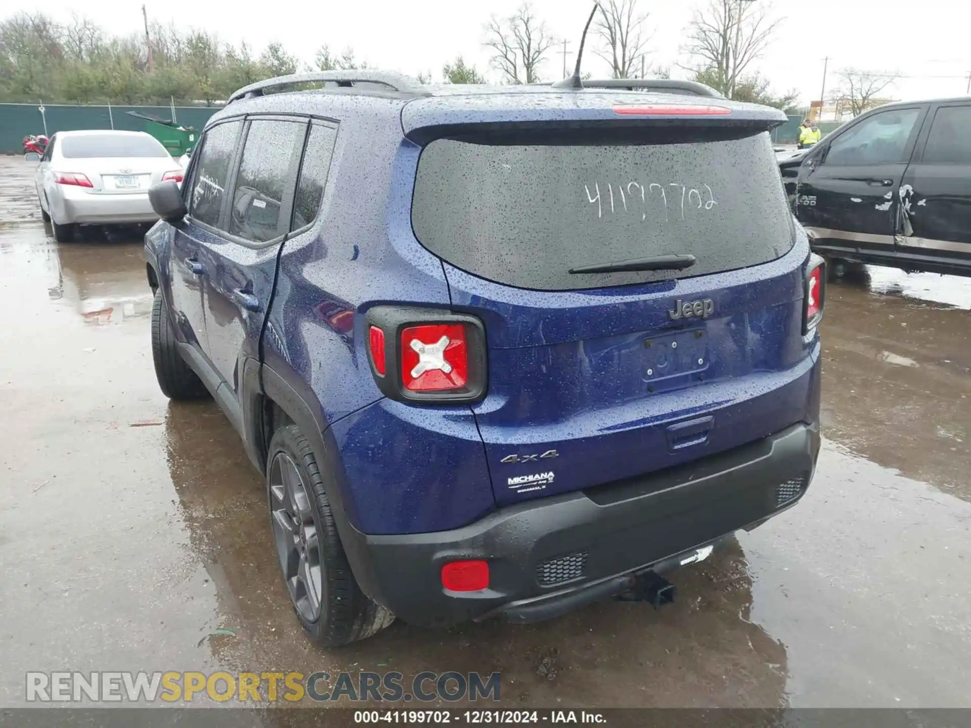 3 Photograph of a damaged car ZACNJDBB4MPM54242 JEEP RENEGADE 2021