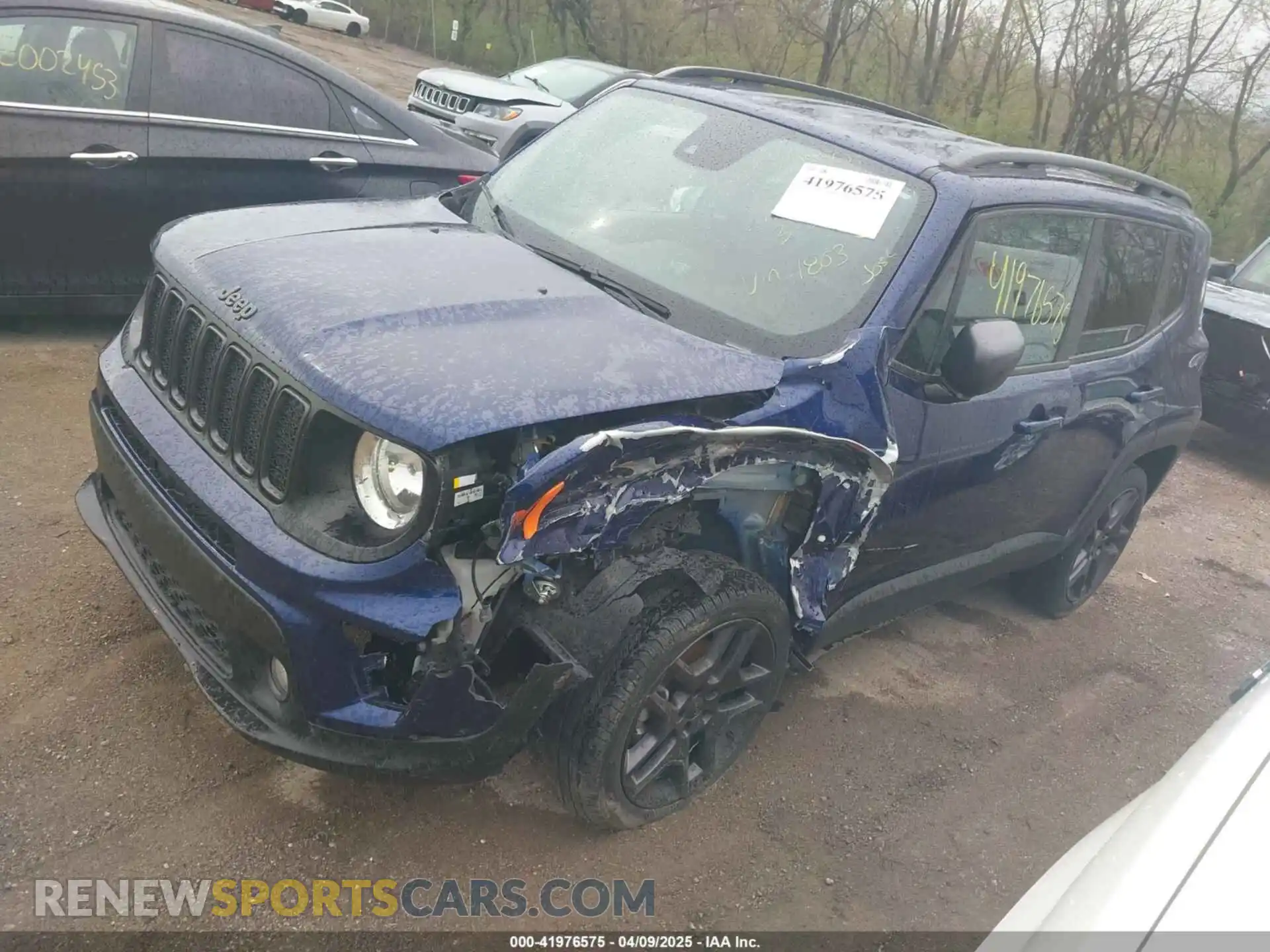 2 Photograph of a damaged car ZACNJDBB4MPM71803 JEEP RENEGADE 2021