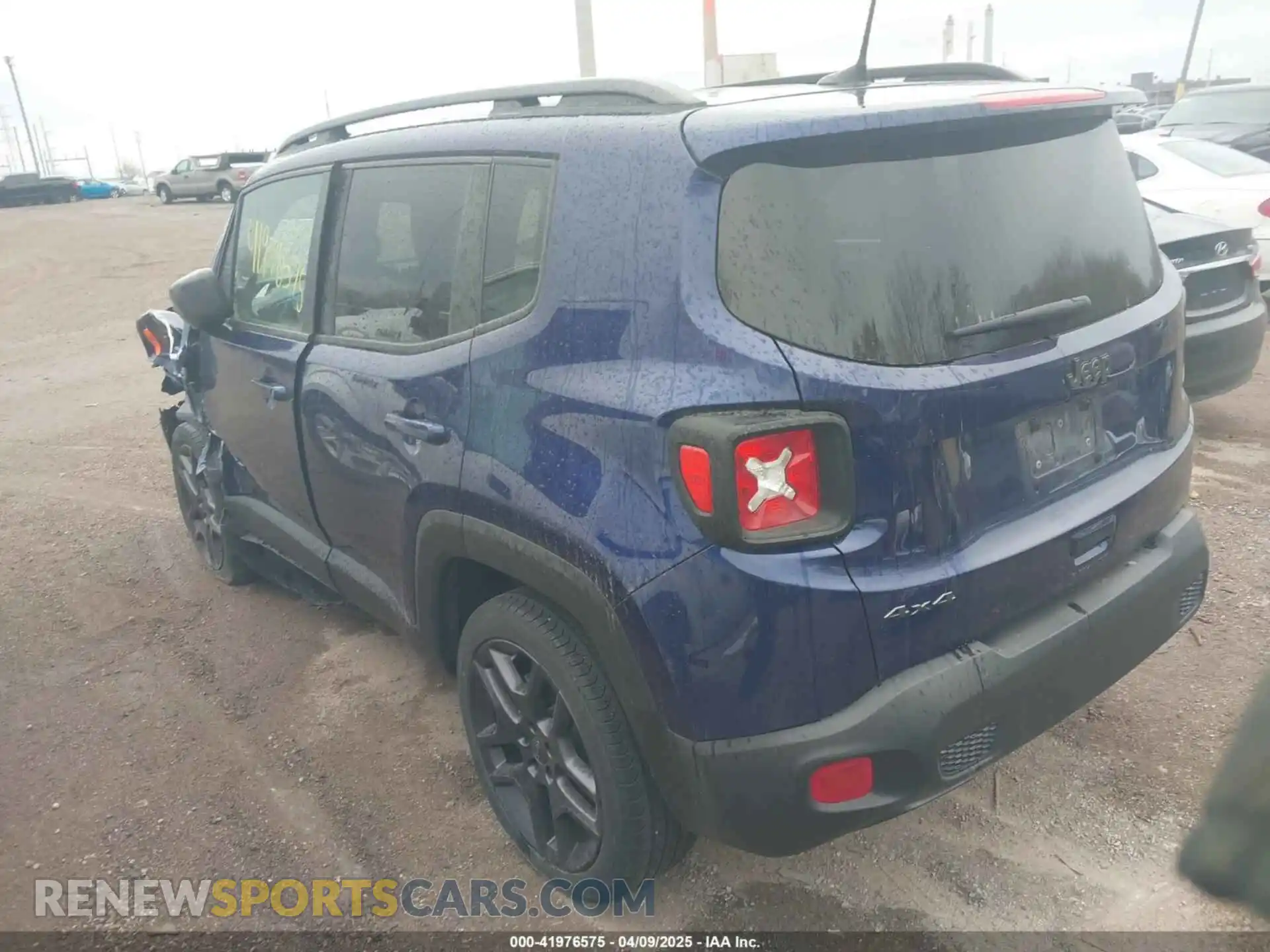 3 Photograph of a damaged car ZACNJDBB4MPM71803 JEEP RENEGADE 2021
