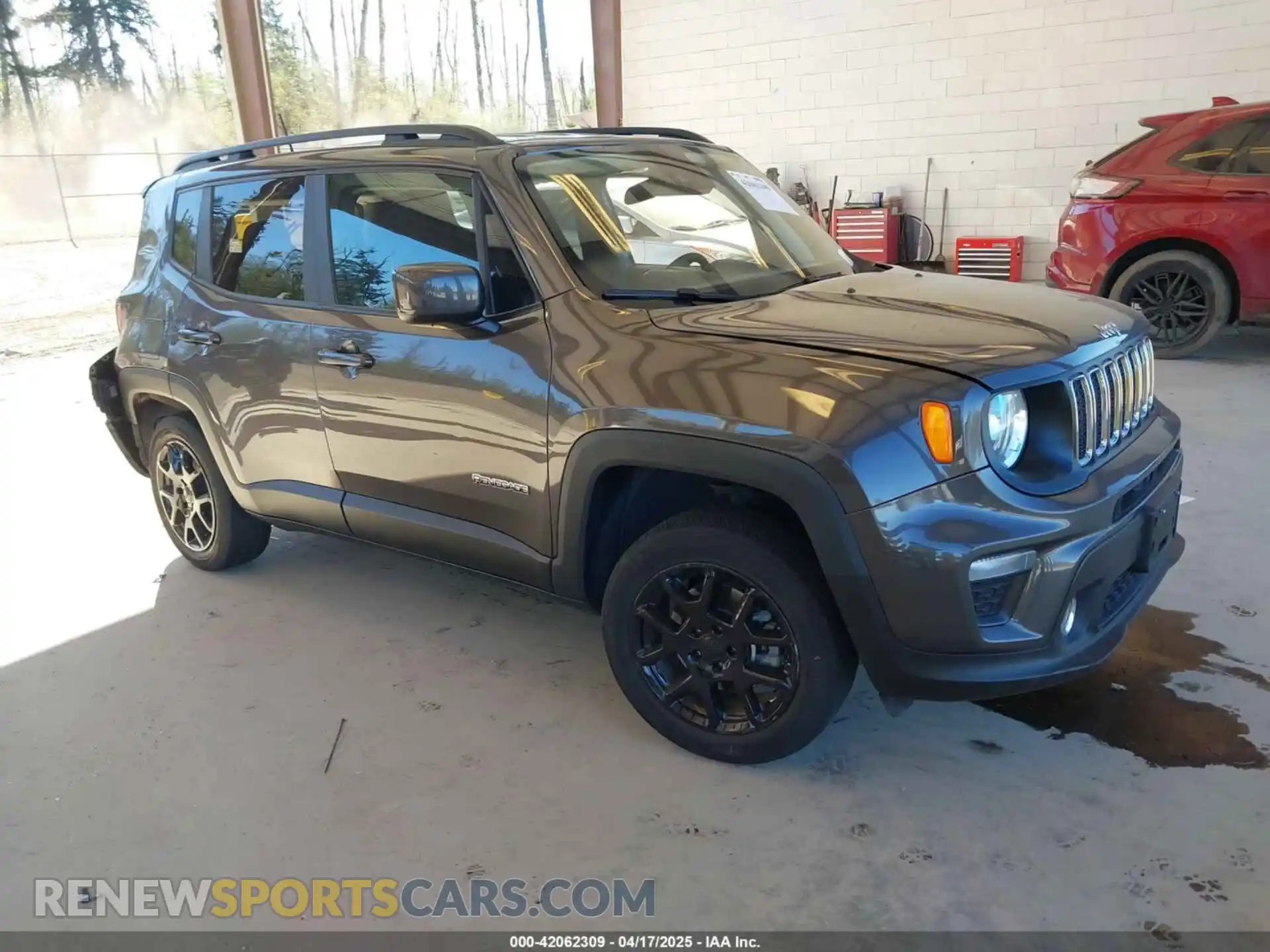 1 Photograph of a damaged car ZACNJDBB4MPN14004 JEEP RENEGADE 2021
