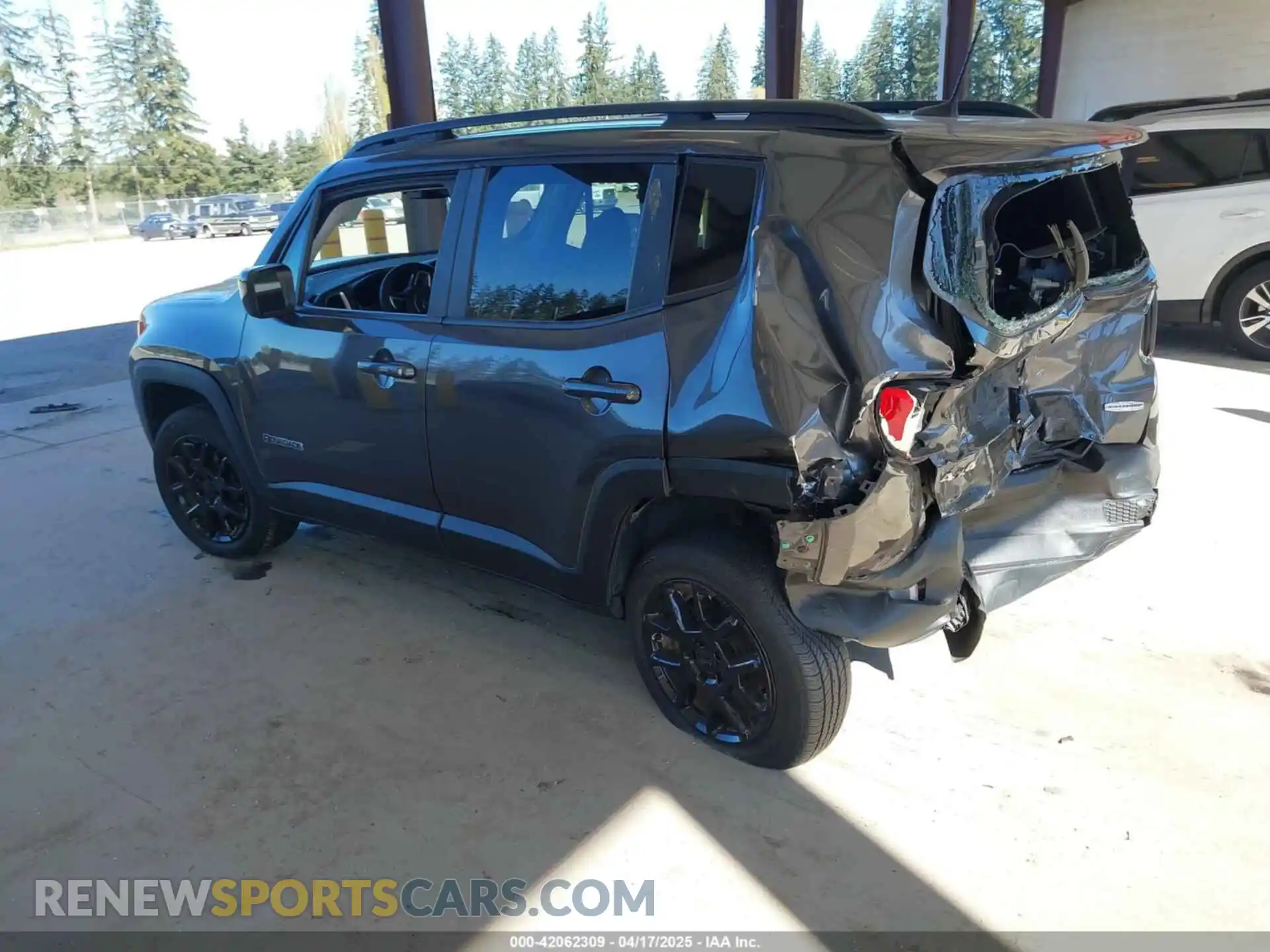 3 Photograph of a damaged car ZACNJDBB4MPN14004 JEEP RENEGADE 2021