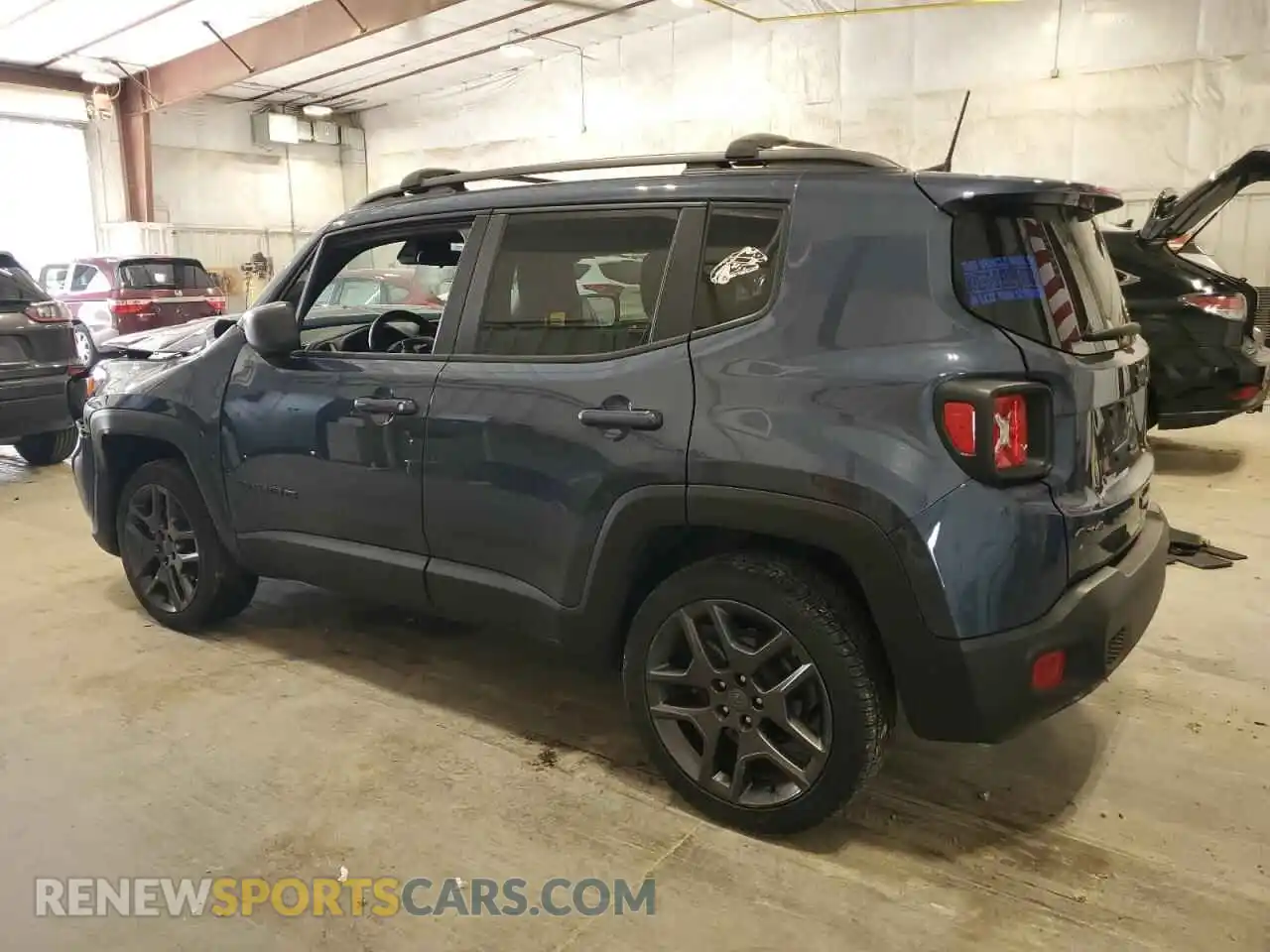 2 Photograph of a damaged car ZACNJDBB5MPM63547 JEEP RENEGADE 2021
