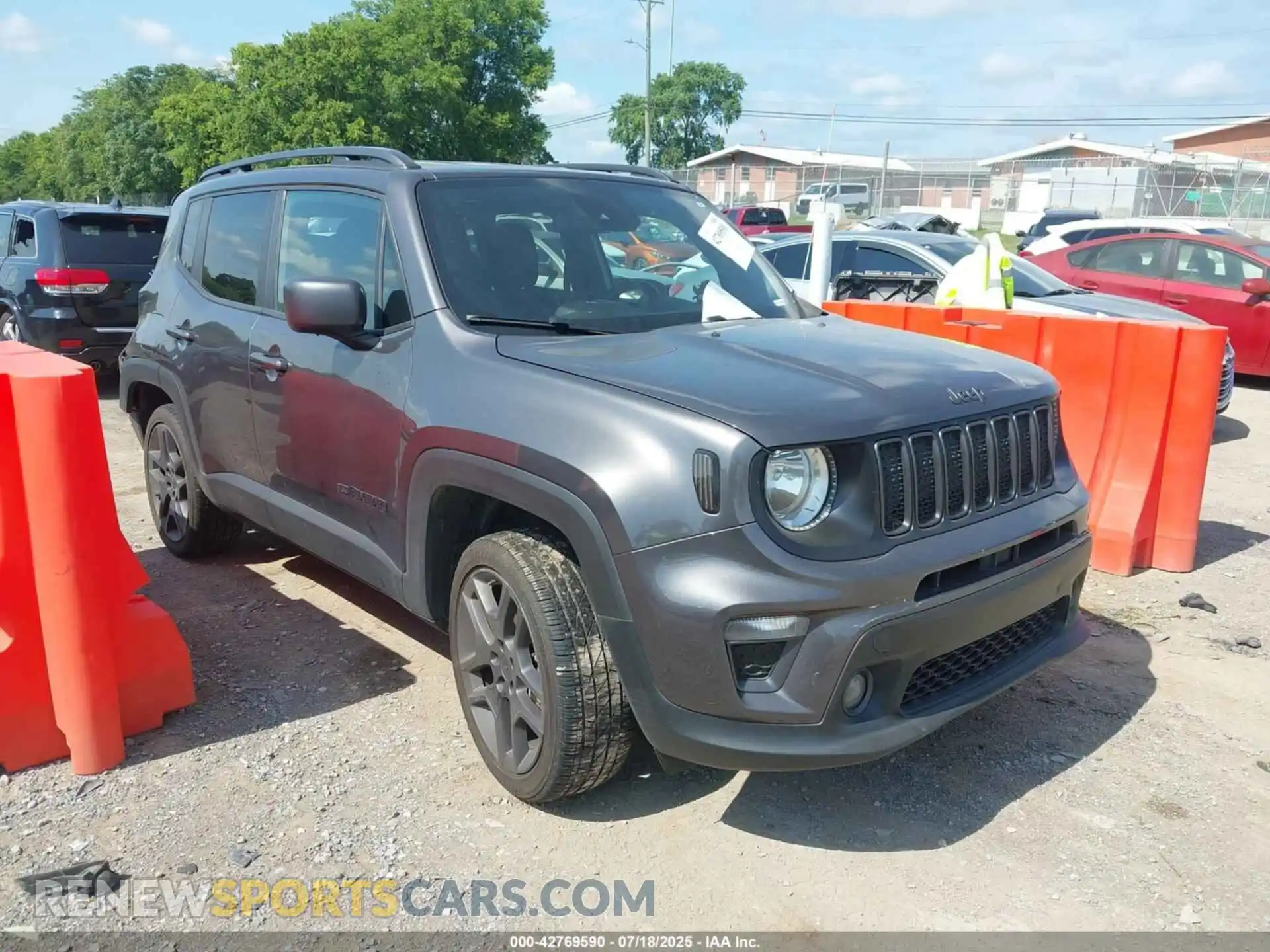 1 fotografías del automóvil dañado ZACNJDBB5MPM75570 JEEP RENEGADE 2021