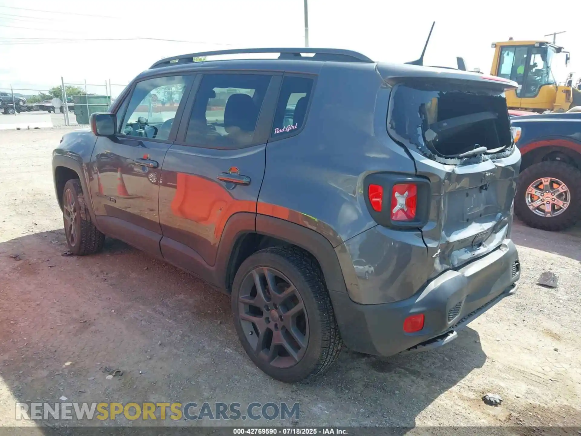 3 fotografías del automóvil dañado ZACNJDBB5MPM75570 JEEP RENEGADE 2021
