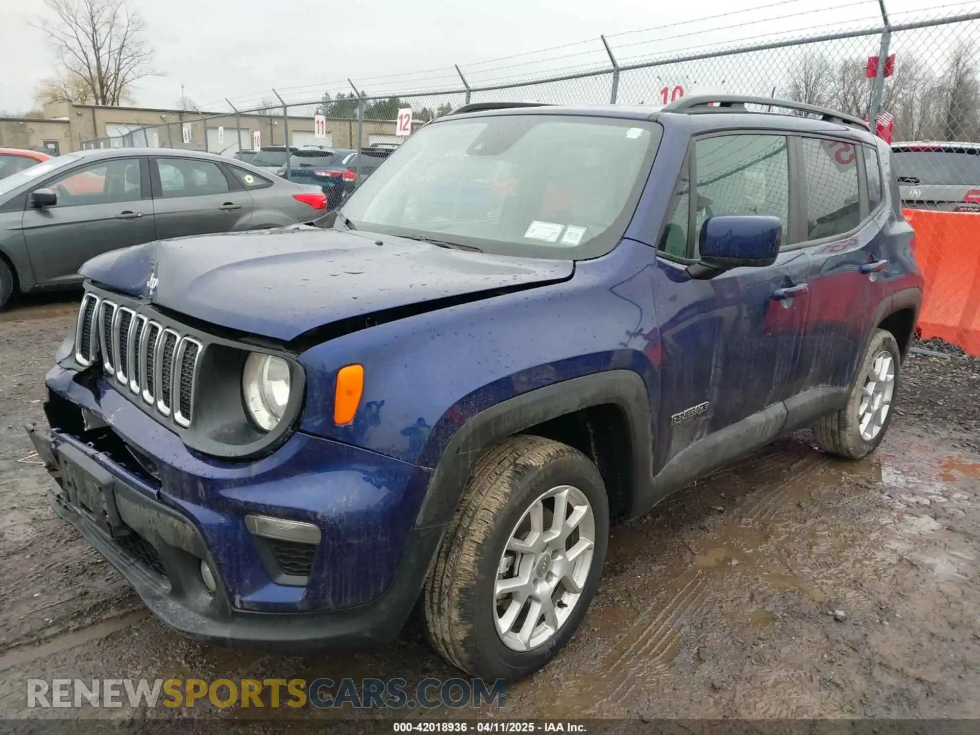 2 Photograph of a damaged car ZACNJDBB5MPN32608 JEEP RENEGADE 2021