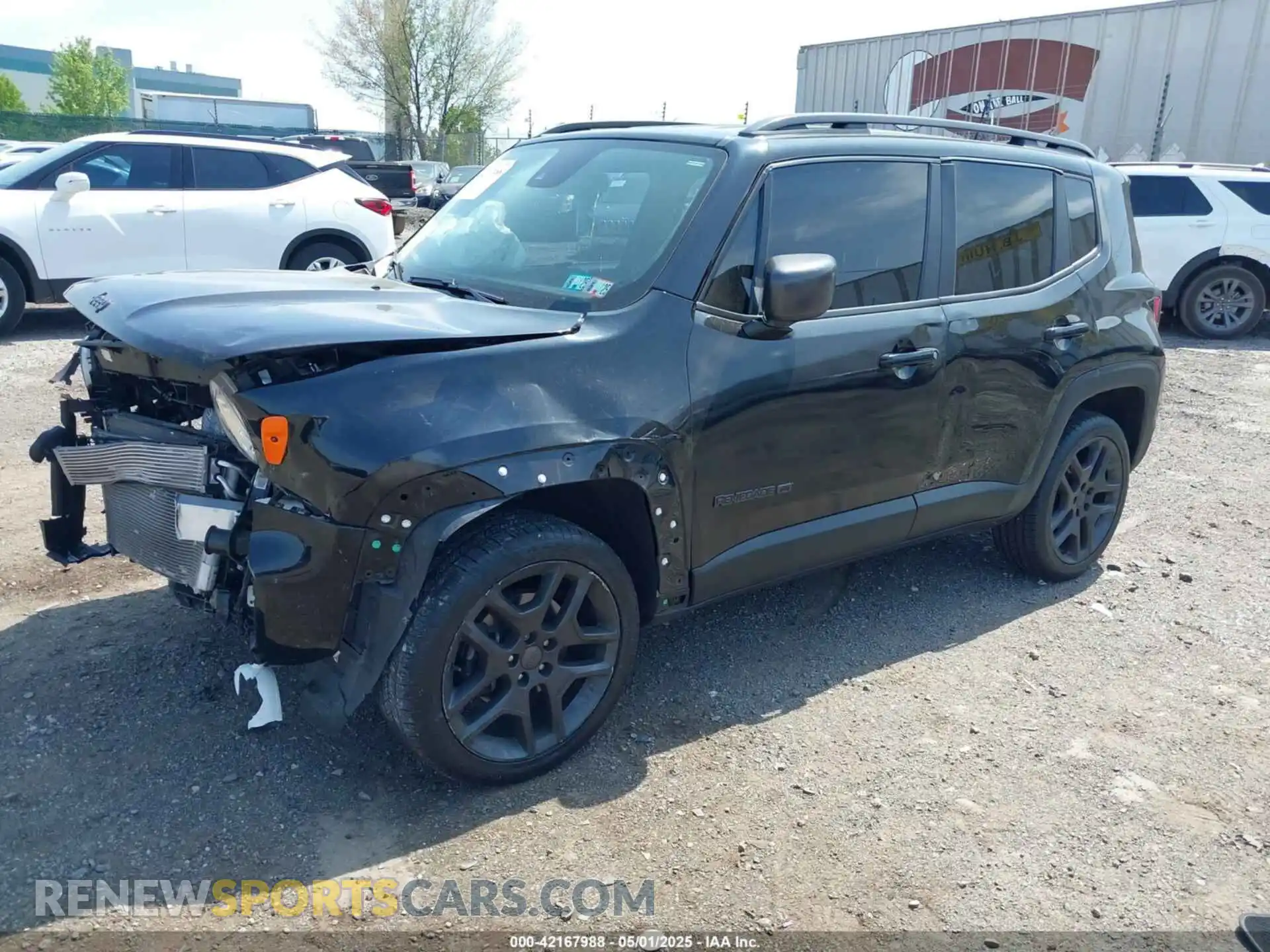 2 Photograph of a damaged car ZACNJDBB5MPN33810 JEEP RENEGADE 2021