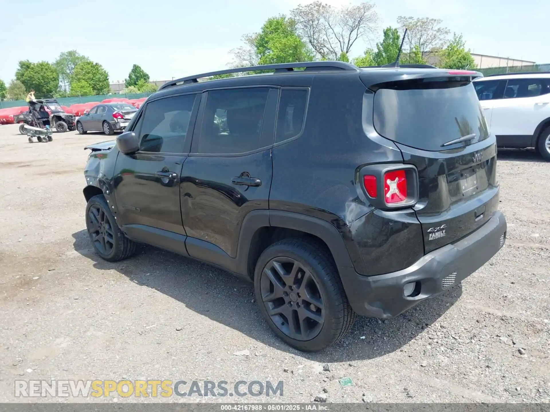 3 Photograph of a damaged car ZACNJDBB5MPN33810 JEEP RENEGADE 2021