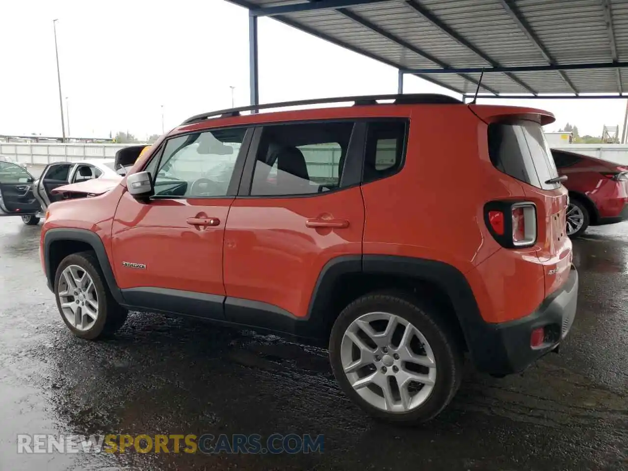 2 Photograph of a damaged car ZACNJDBB6MPM47129 JEEP RENEGADE 2021