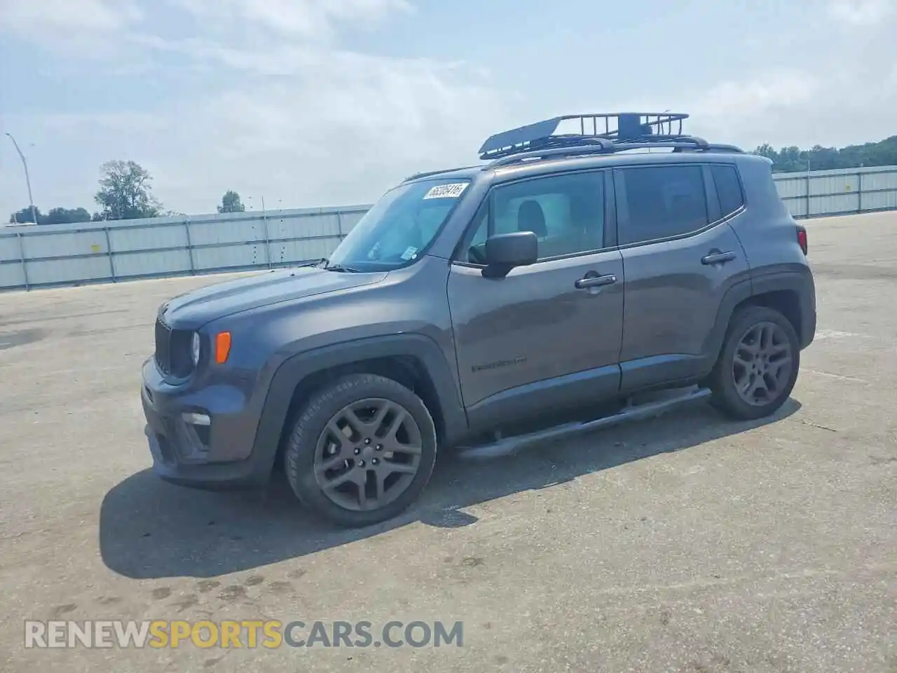 1 Photograph of a damaged car ZACNJDBB6MPM48393 JEEP RENEGADE 2021