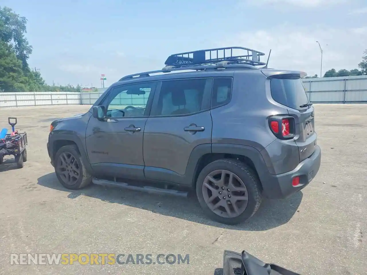 2 Photograph of a damaged car ZACNJDBB6MPM48393 JEEP RENEGADE 2021