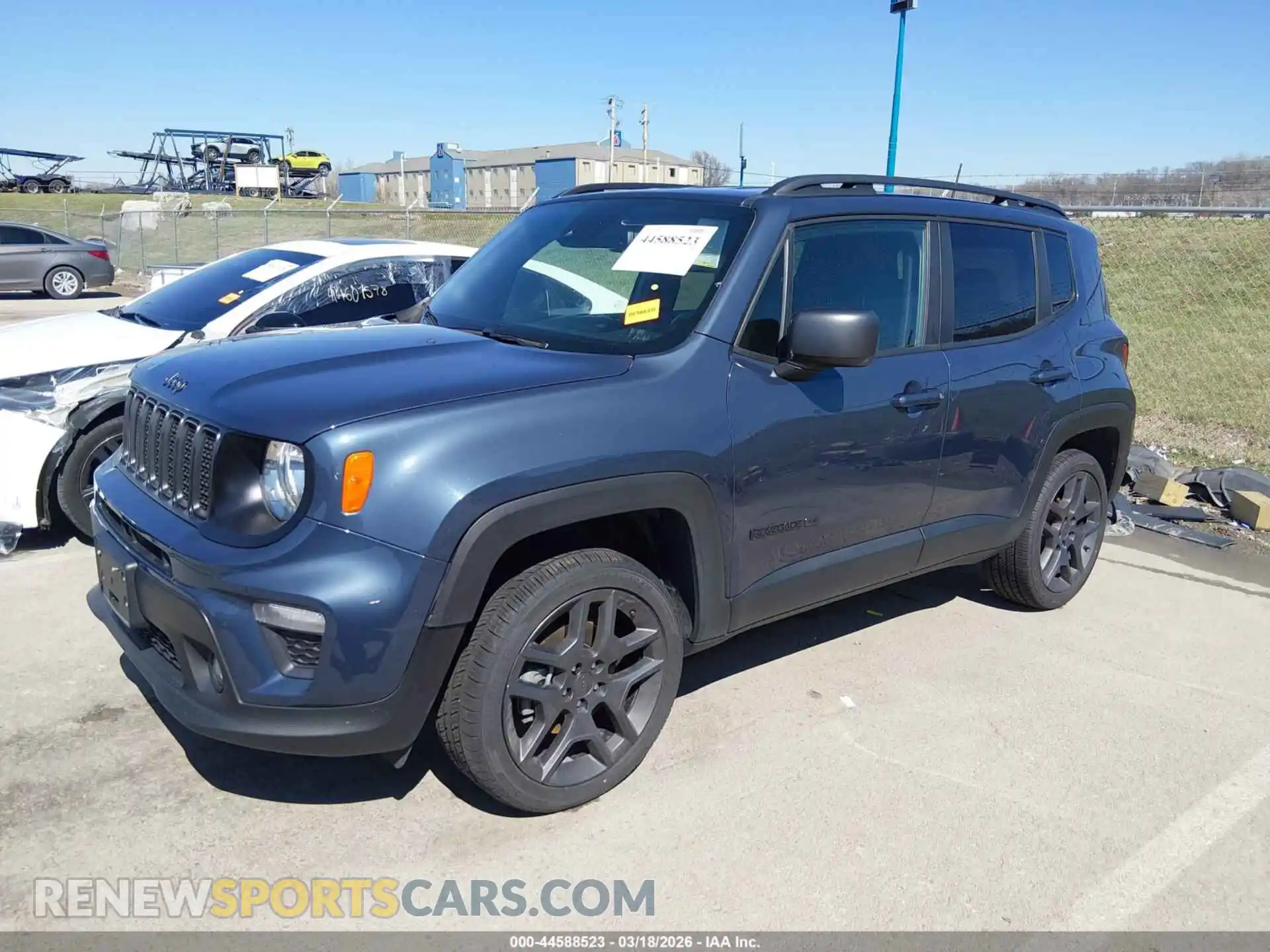 2 Photograph of a damaged car ZACNJDBB6MPM63475 JEEP RENEGADE 2021