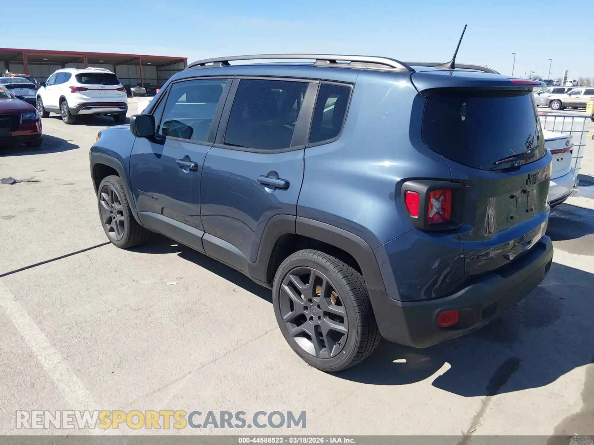 3 Photograph of a damaged car ZACNJDBB6MPM63475 JEEP RENEGADE 2021