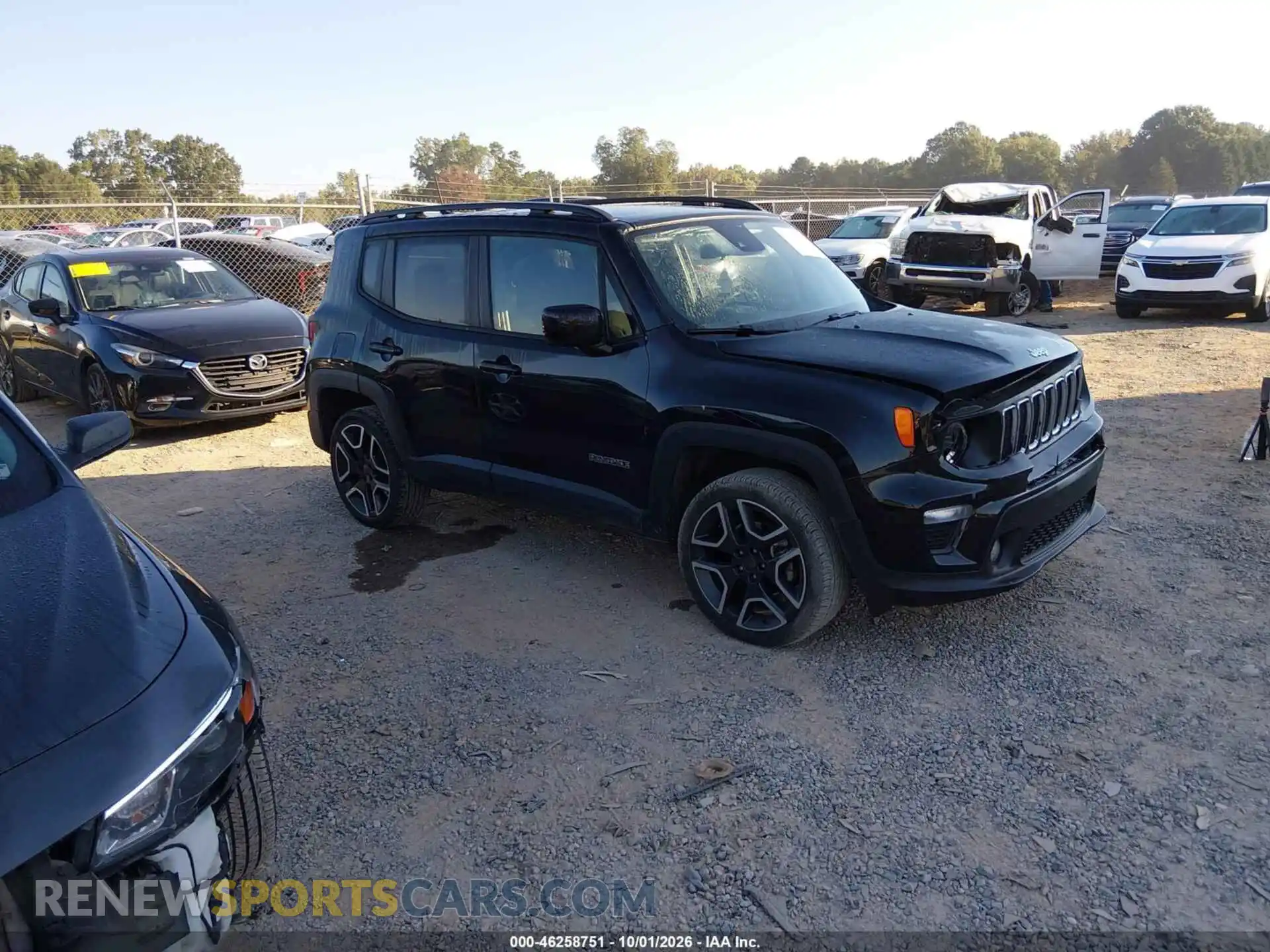 1 Photograph of a damaged car ZACNJDBB6MPM64741 JEEP RENEGADE 2021