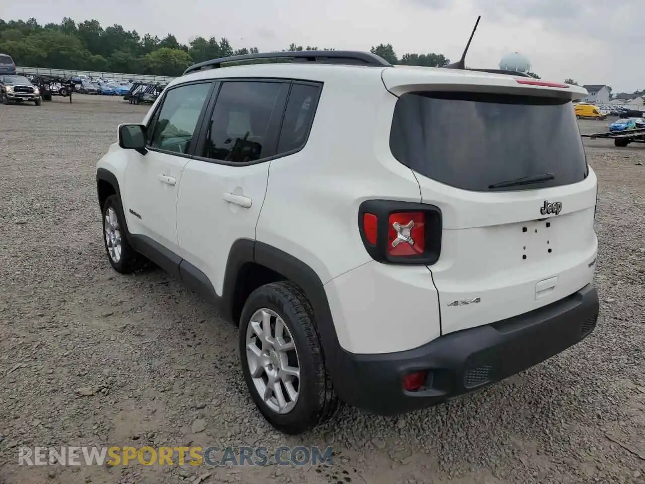 2 Photograph of a damaged car ZACNJDBB6MPN10035 JEEP RENEGADE 2021
