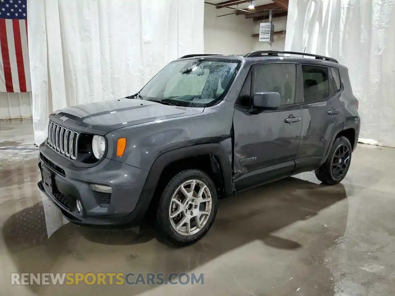 1 Photograph of a damaged car ZACNJDBB7MPN26020 JEEP RENEGADE 2021