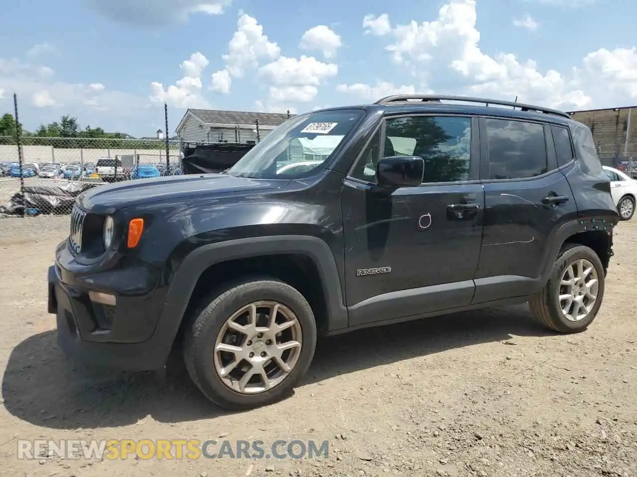 1 Photograph of a damaged car ZACNJDBB8MPM31546 JEEP RENEGADE 2021