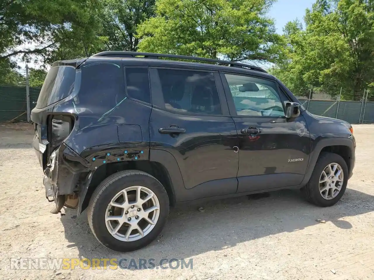 3 Photograph of a damaged car ZACNJDBB8MPM31546 JEEP RENEGADE 2021