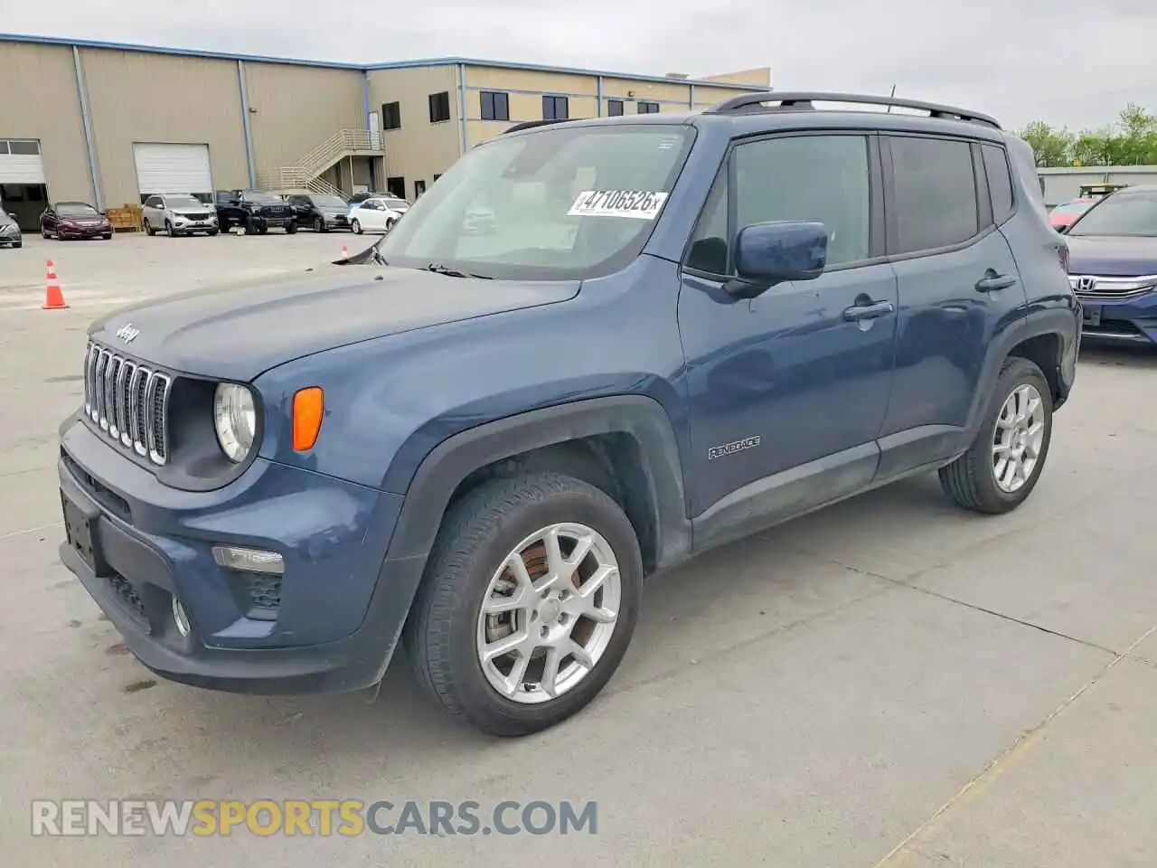1 Фотография поврежденного автомобиля ZACNJDBB8MPM43907 JEEP RENEGADE 2021