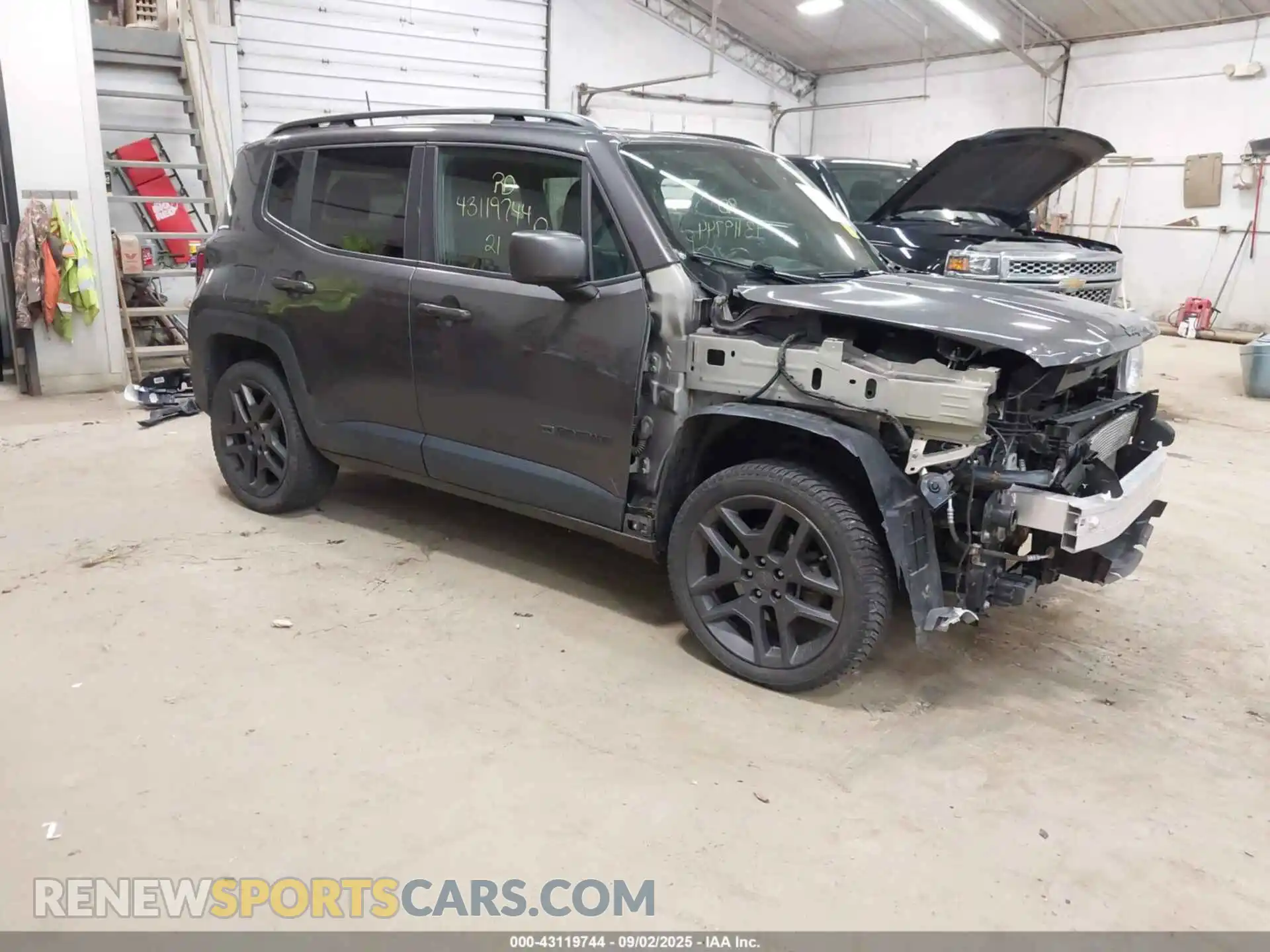 1 Photograph of a damaged car ZACNJDBB8MPM48511 JEEP RENEGADE 2021
