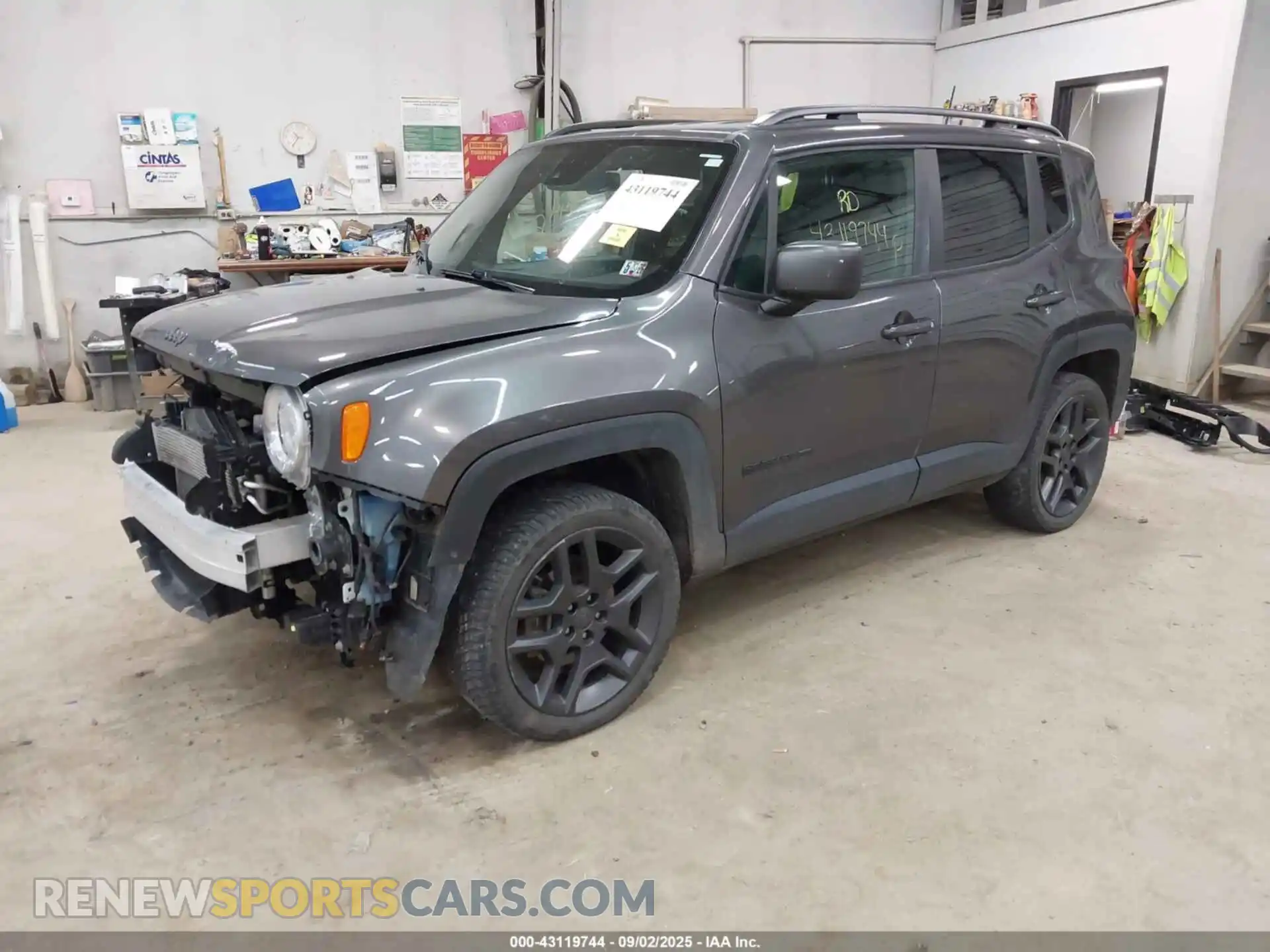 2 Photograph of a damaged car ZACNJDBB8MPM48511 JEEP RENEGADE 2021