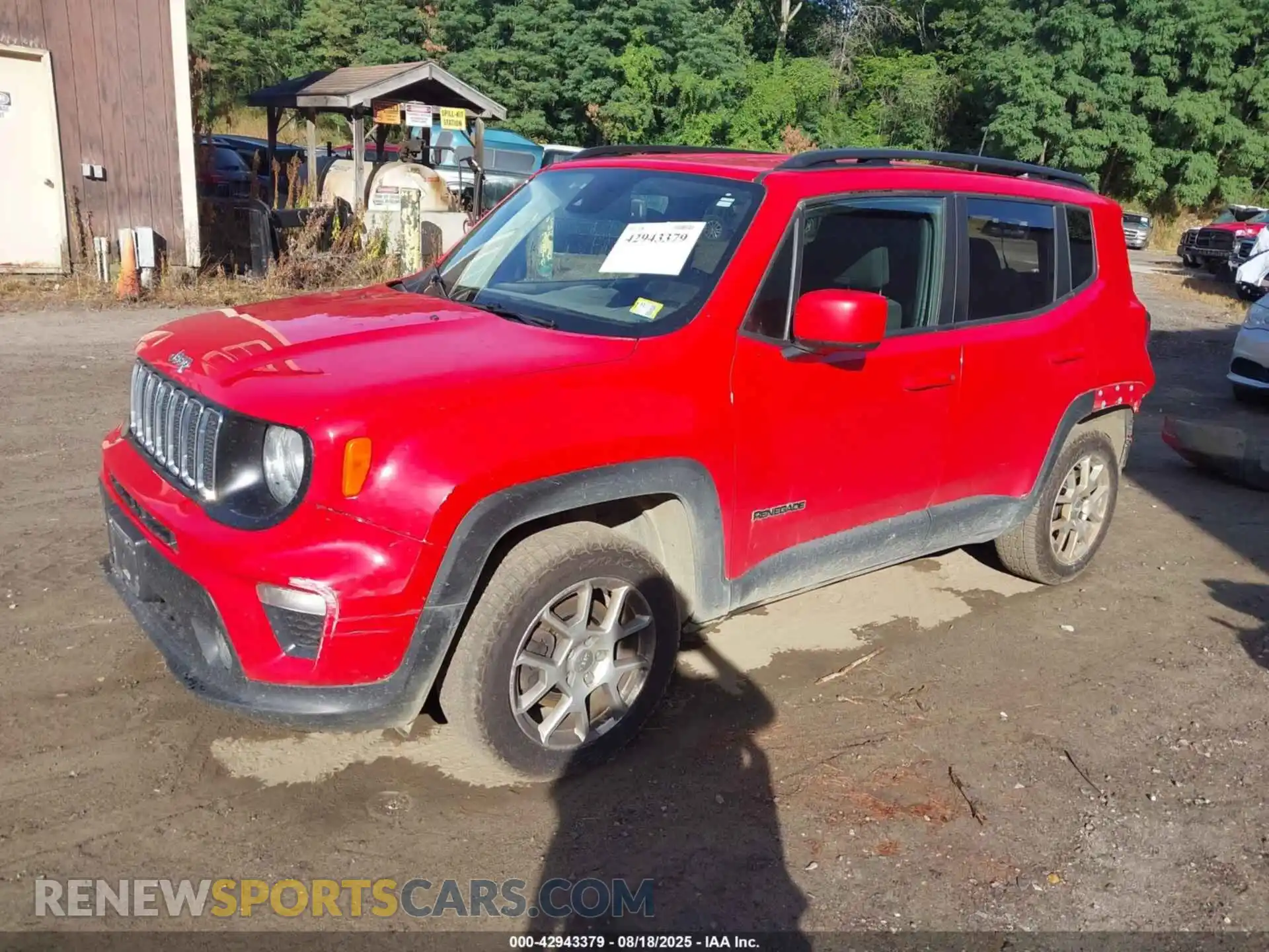 2 Photograph of a damaged car ZACNJDBB8MPM56172 JEEP RENEGADE 2021